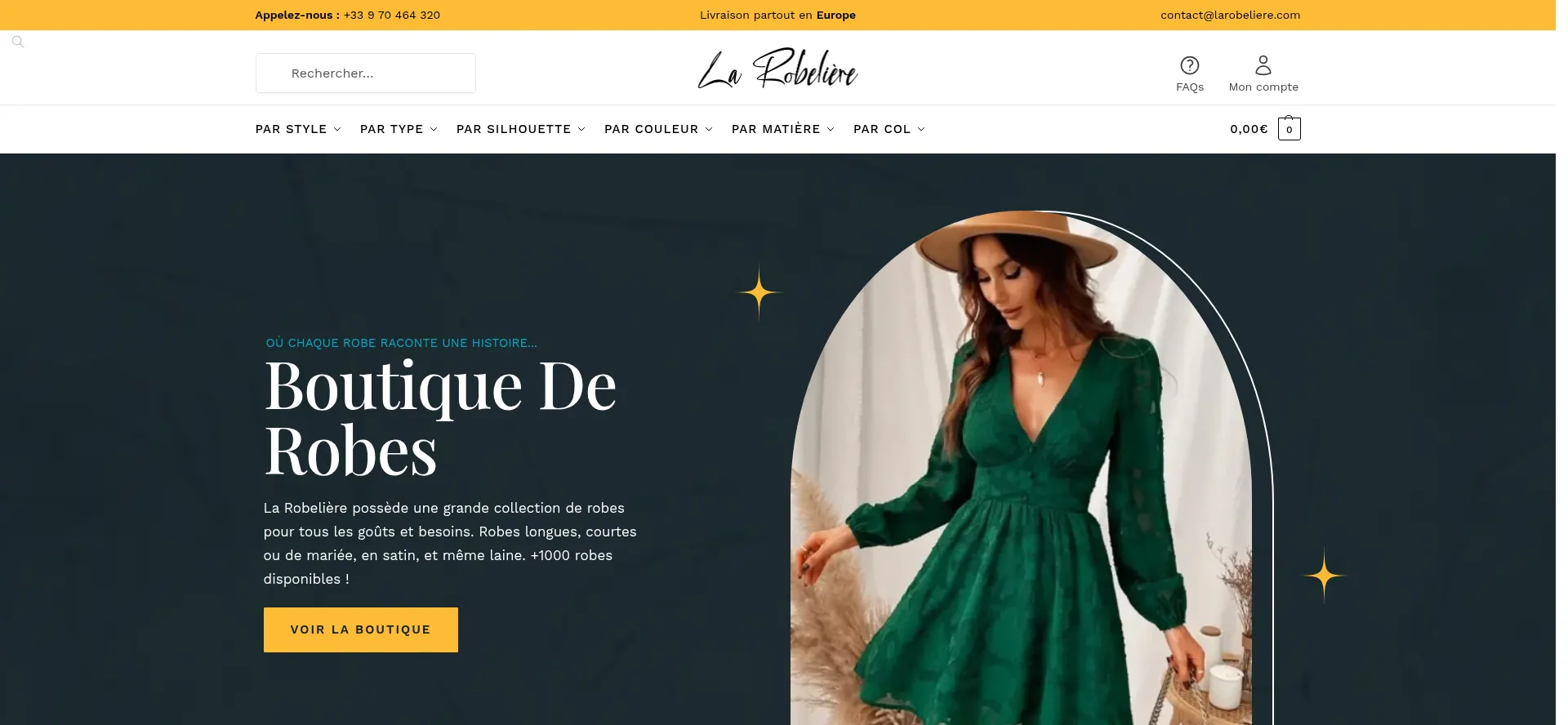 Larobeliere.com Screenshot
