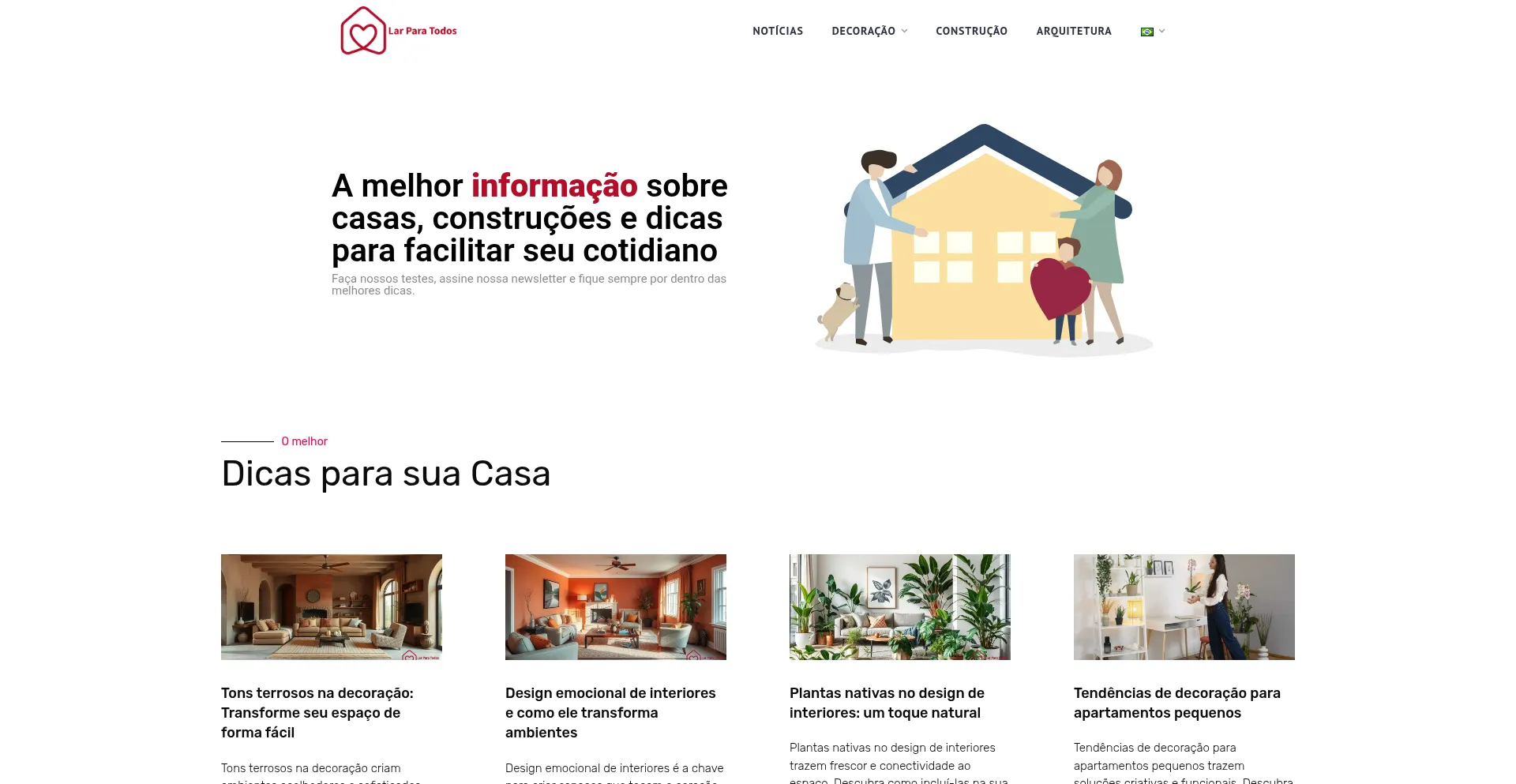 Website screenshot of Larparatodos.net