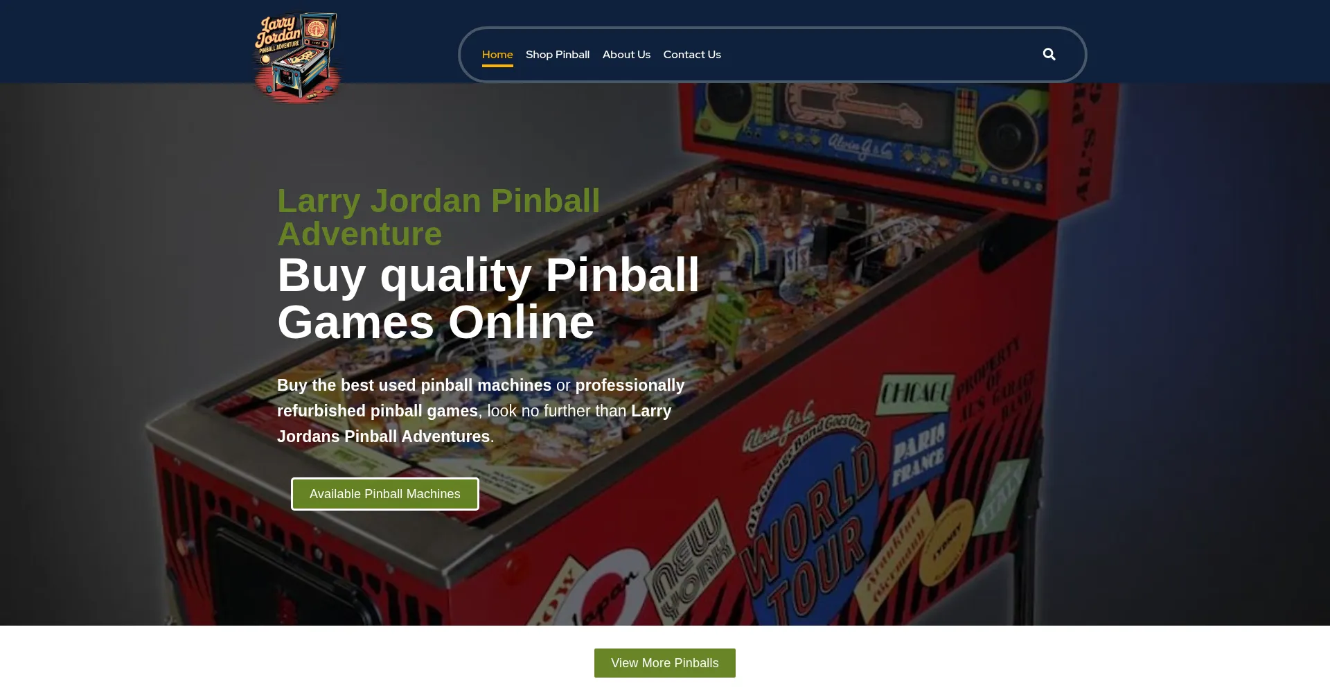 Larryjordanpinballadventure.com