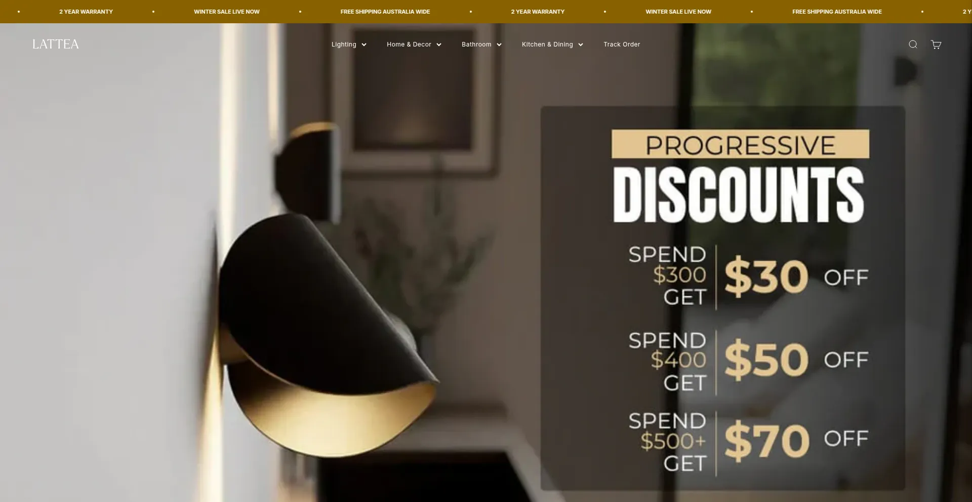 Website screenshot of Latteaglobal.com