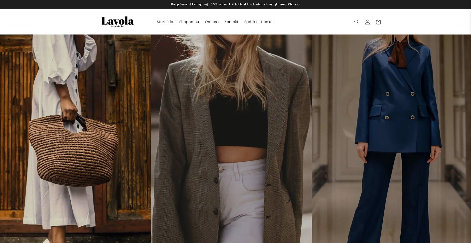 Lavola-stockholm.com Screenshot