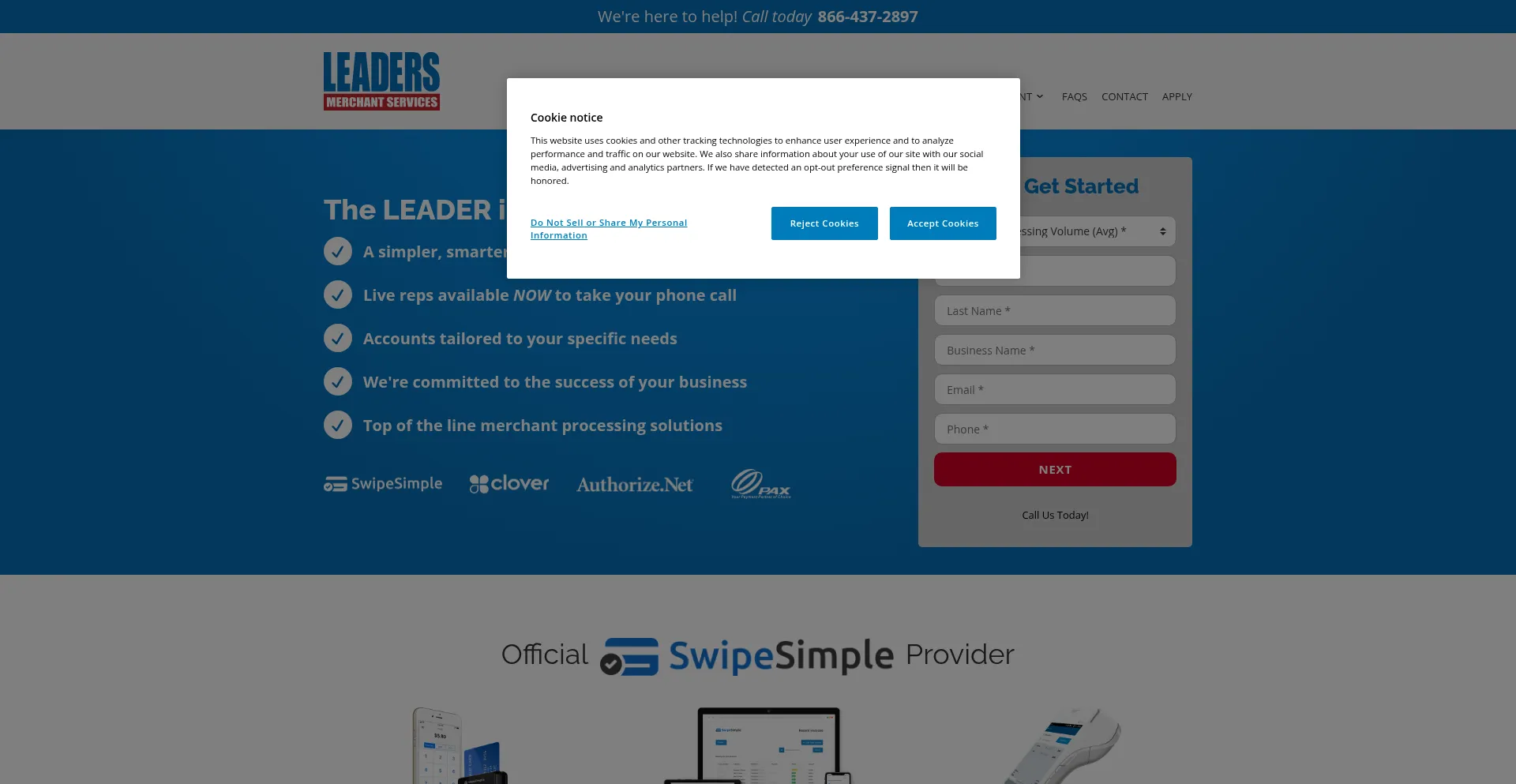 Leadersmerchantservices.com