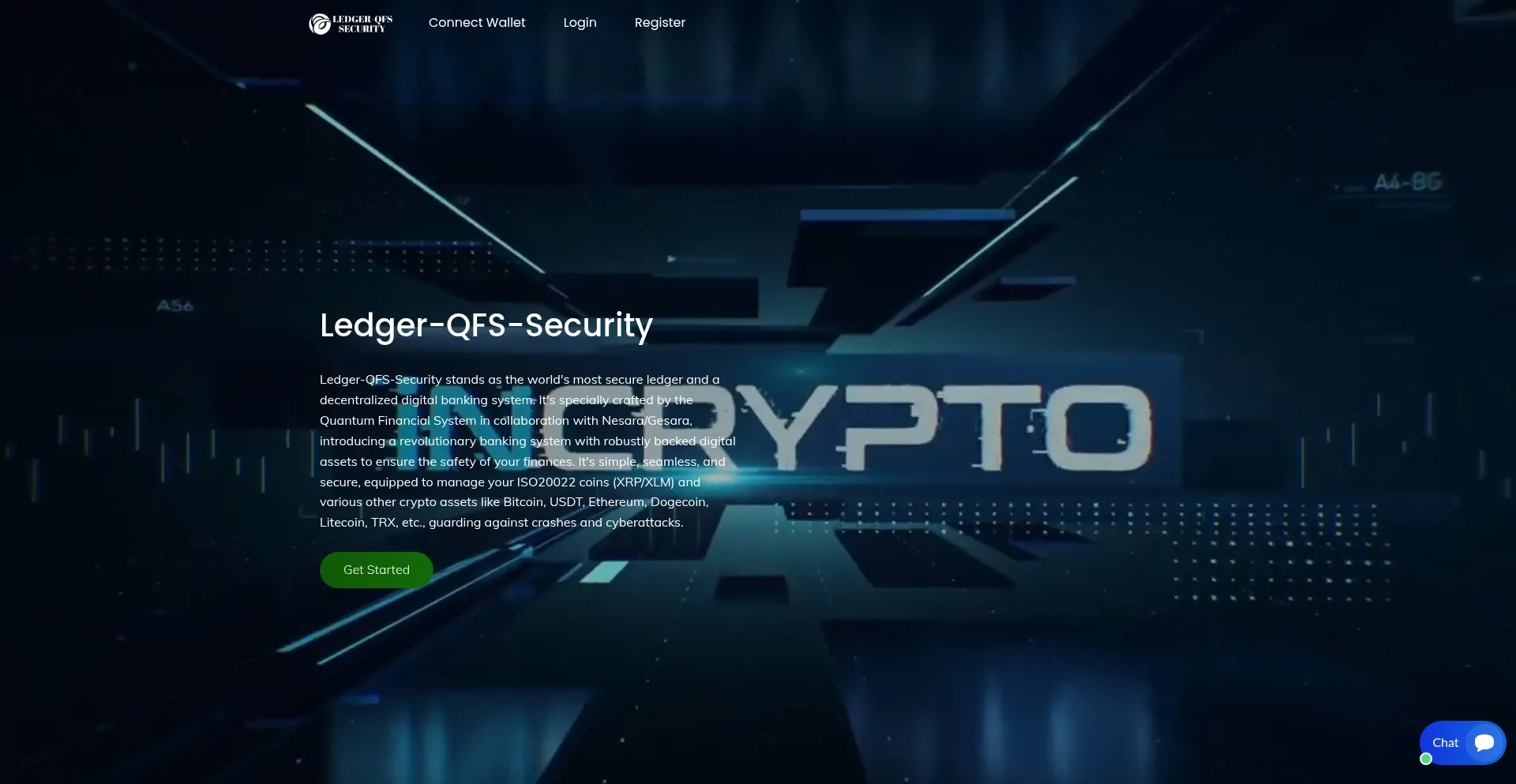 Website screenshot of Ledgerqfssecurity.site
