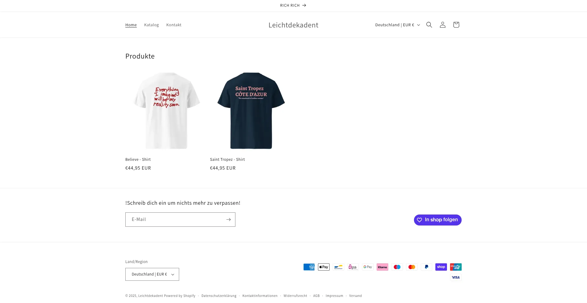 Leichtdekadent.myshopify.com est-il Sûr et Fiable ?