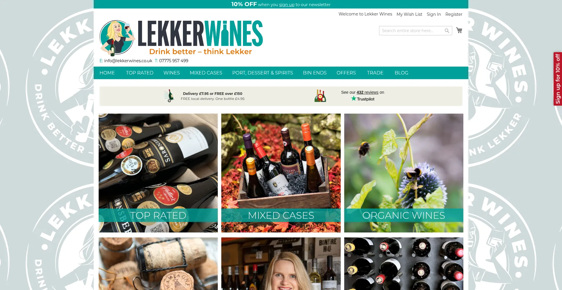 Lekkerwines.co.uk