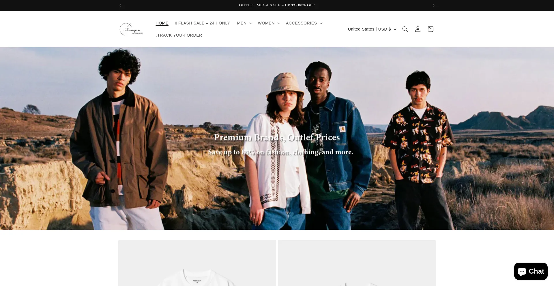 Website screenshot of Leongene.shop
