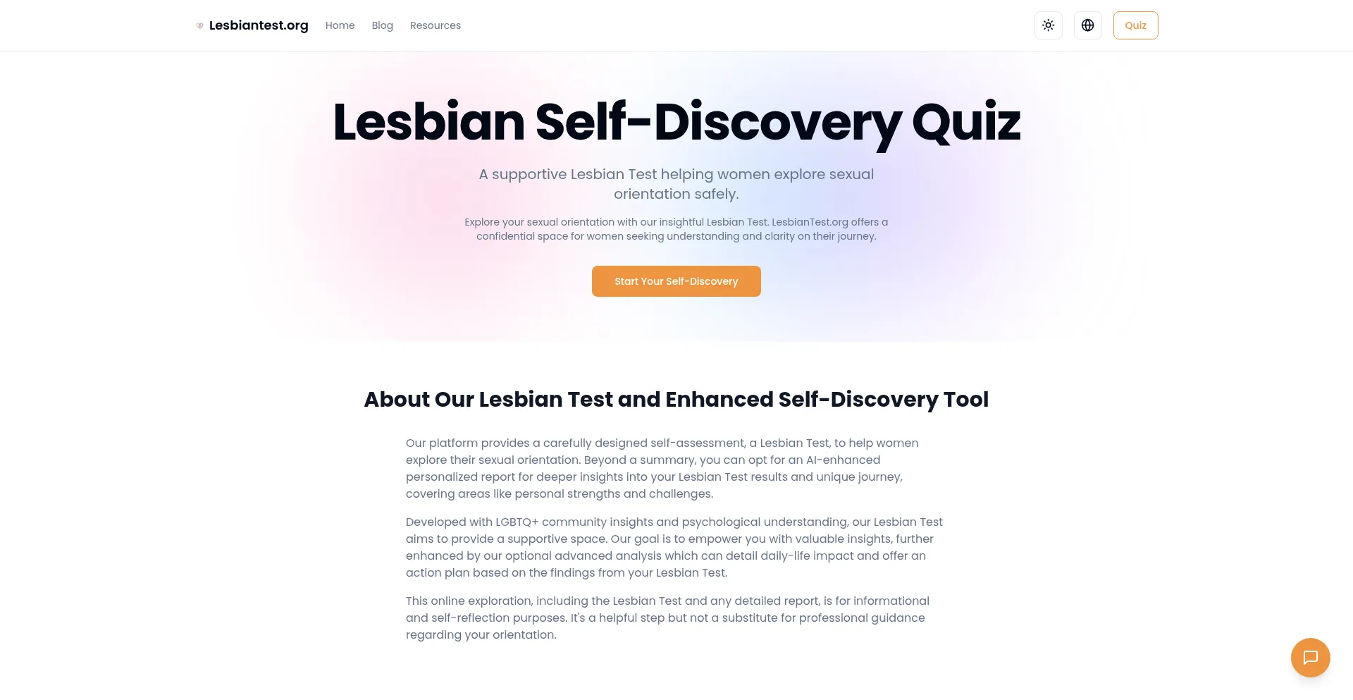 Lesbiantest.org
