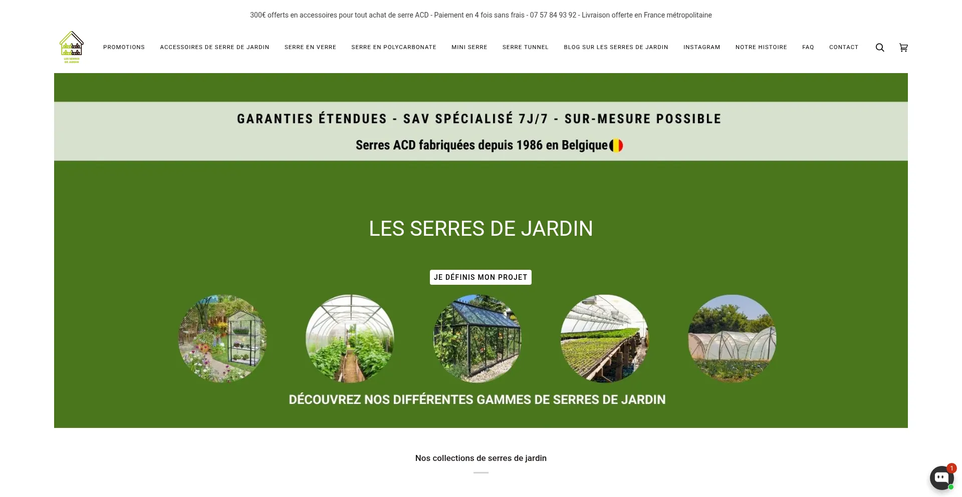 Website screenshot of Lesserresdejardin.com