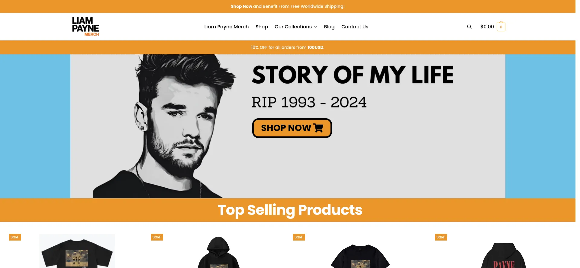 Liampaynemerchandise.com