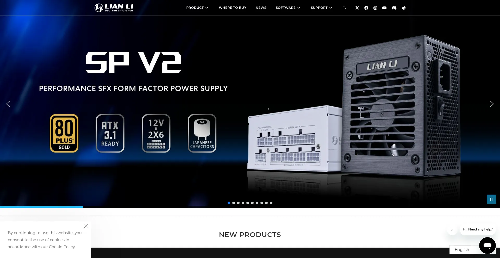 Lian-li.com Screenshot