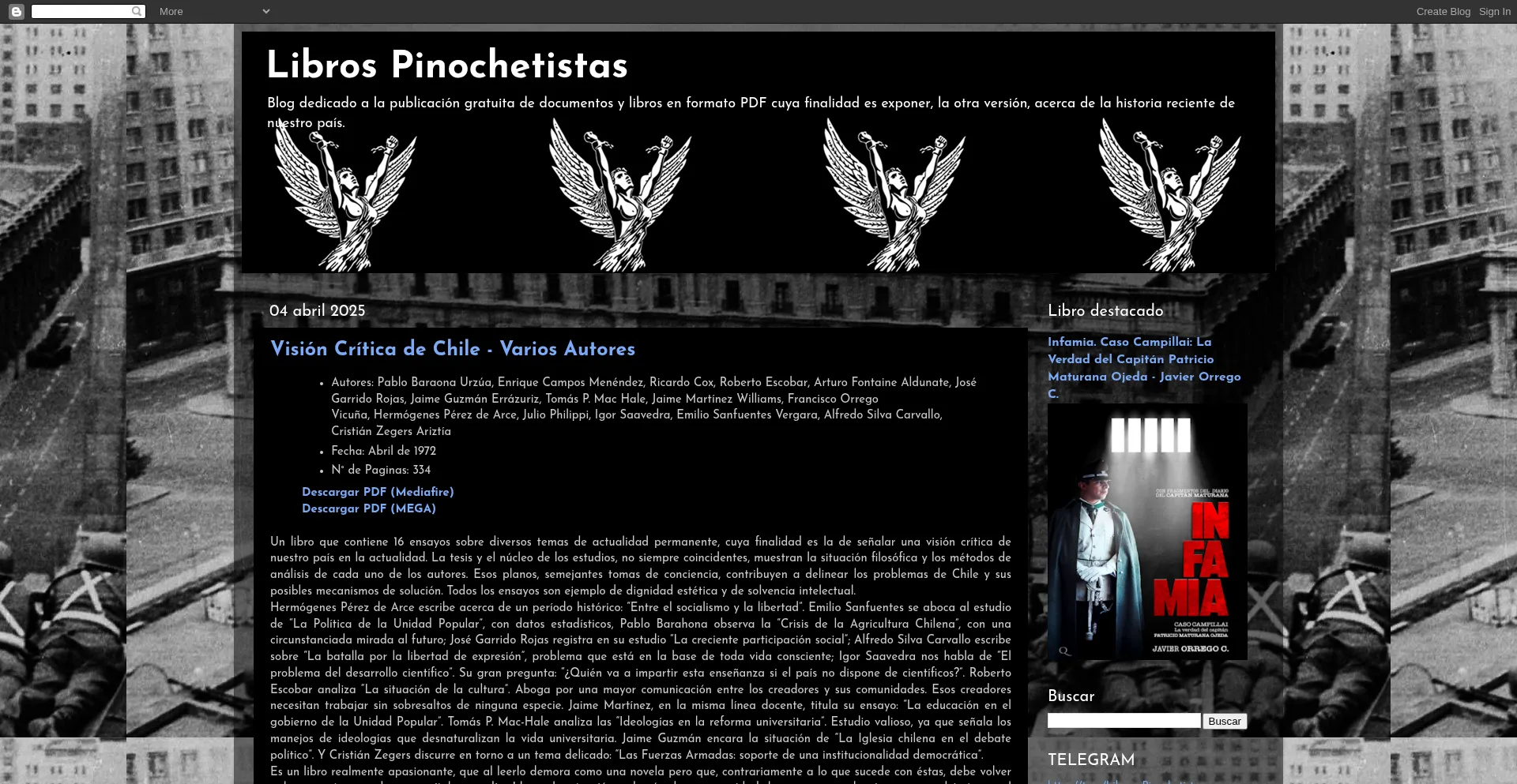Librospinochetistas.blogspot.com est-il Sûr et Fiable ?