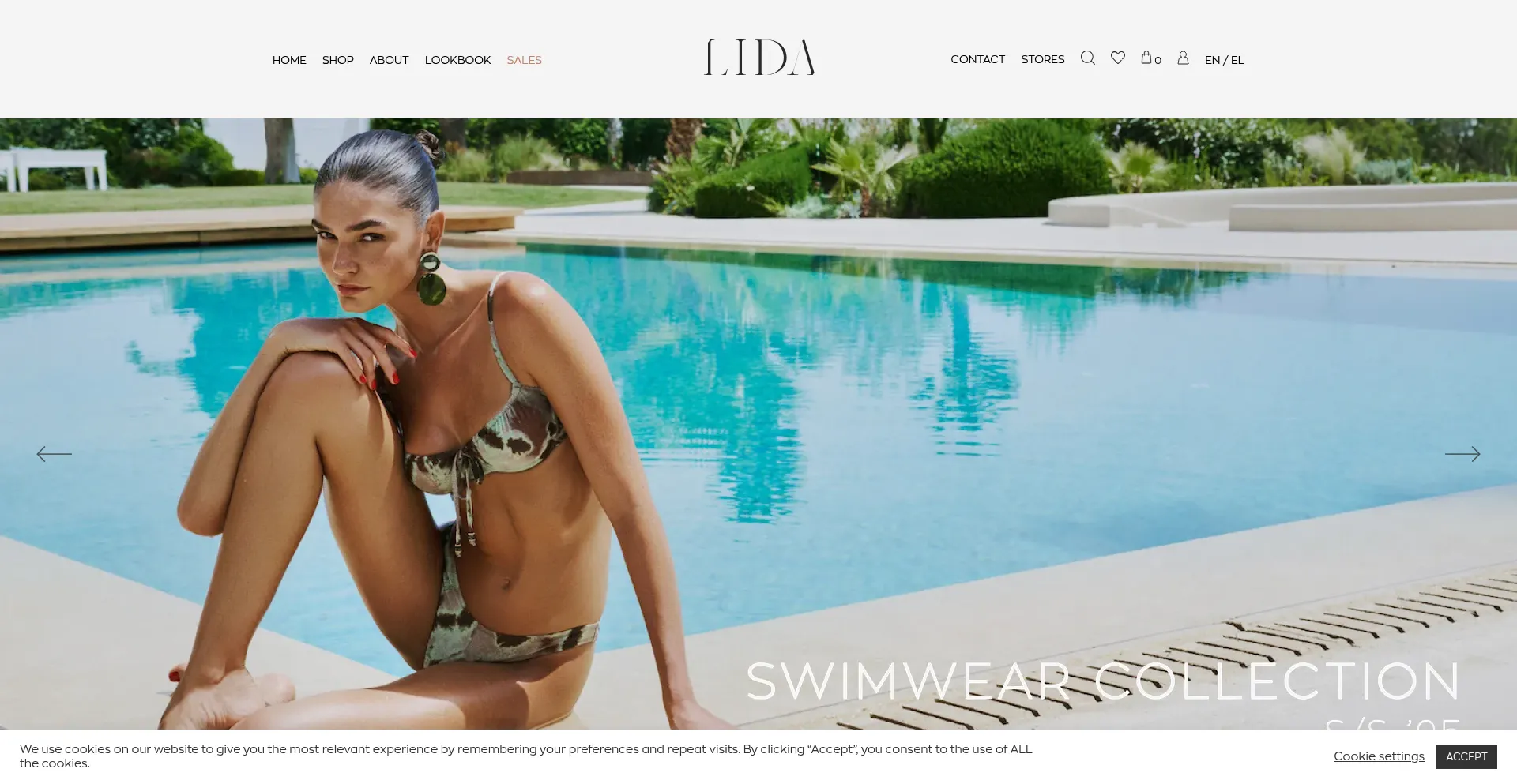 Website screenshot of Lida.gr