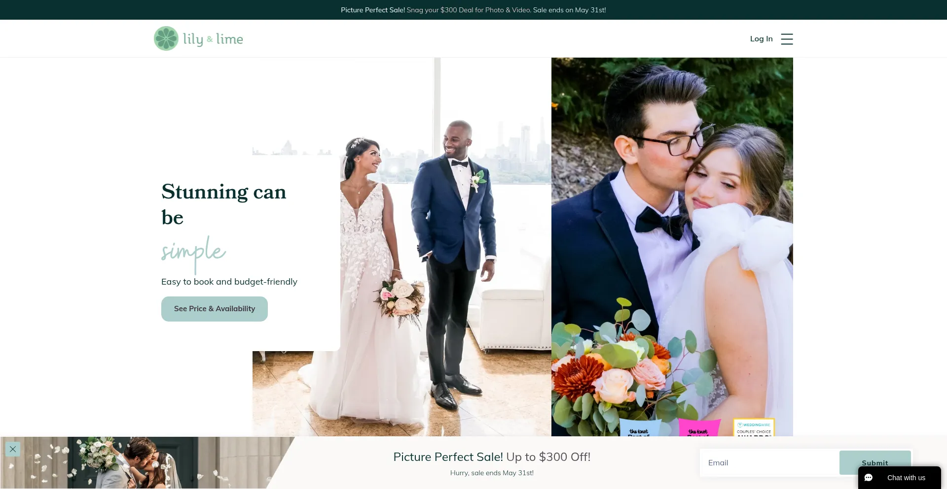 Website screenshot of Lilyandlime.com