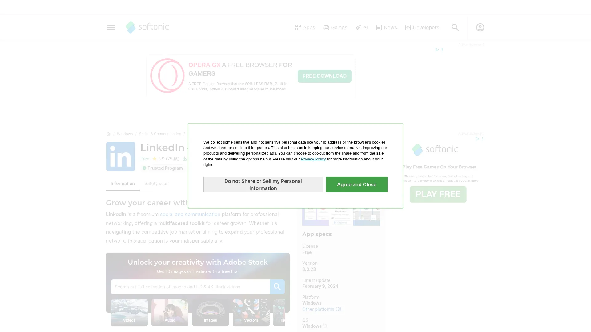 Linkedin.en.softonic.com