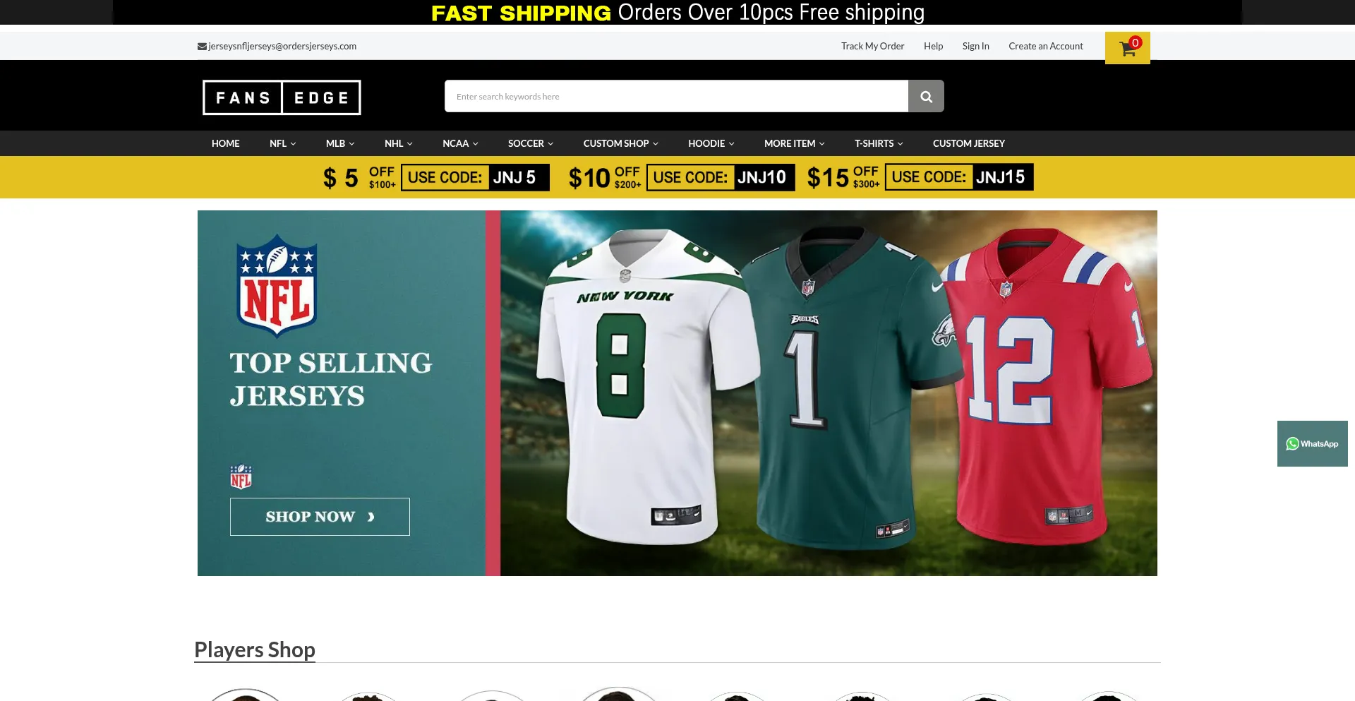 Website screenshot of Linkjerseys.cn