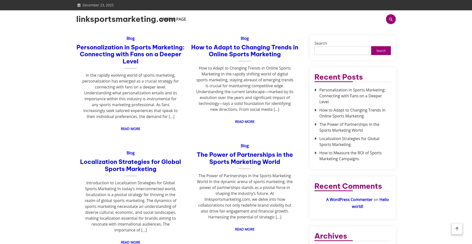 Linksportsmarketing.com