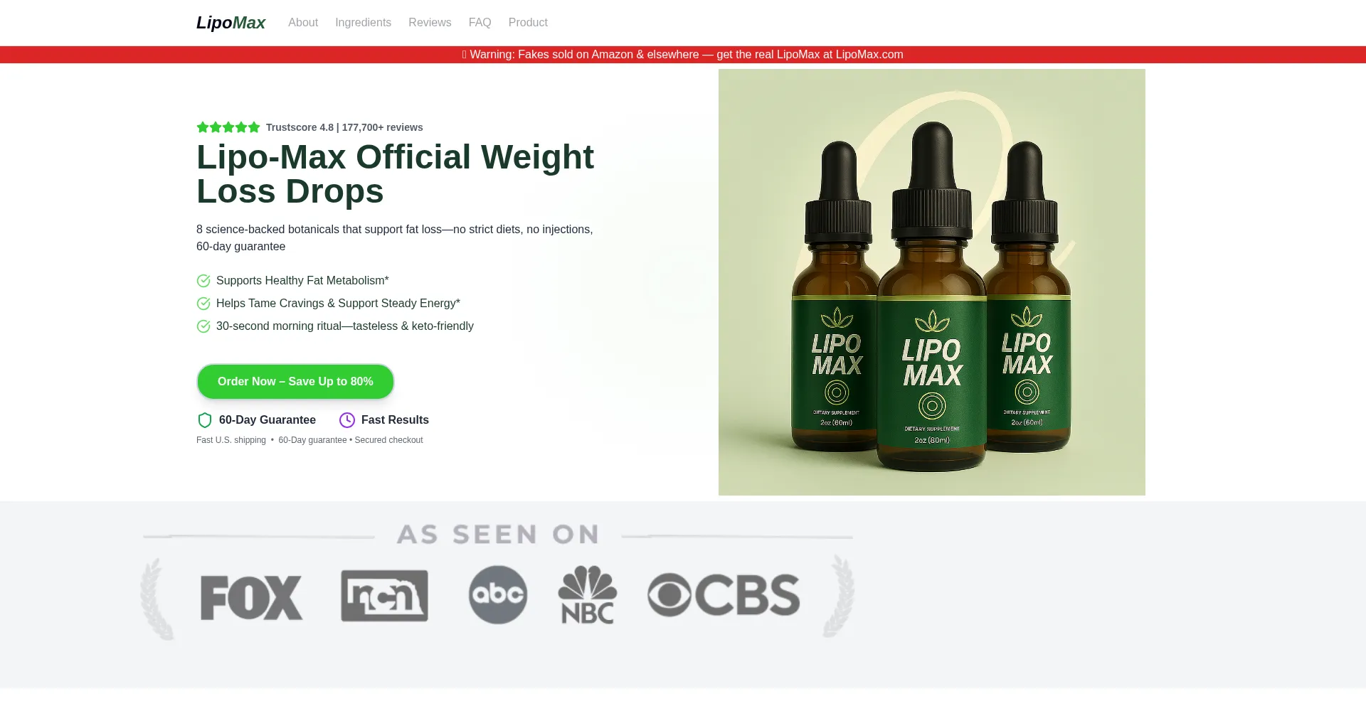 Lipomax.com est-il Sûr et Fiable ?