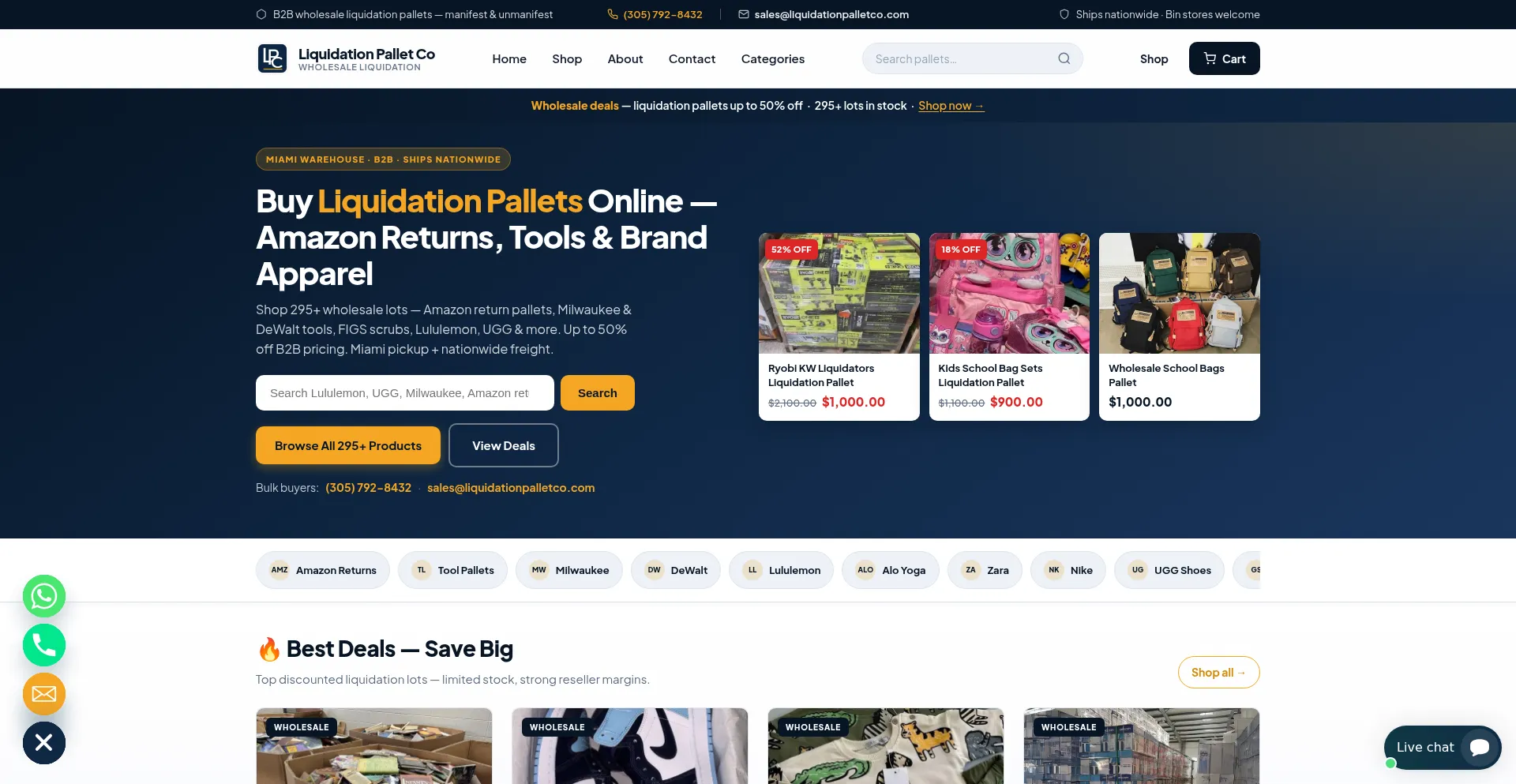 Liquidationpalletco.com
