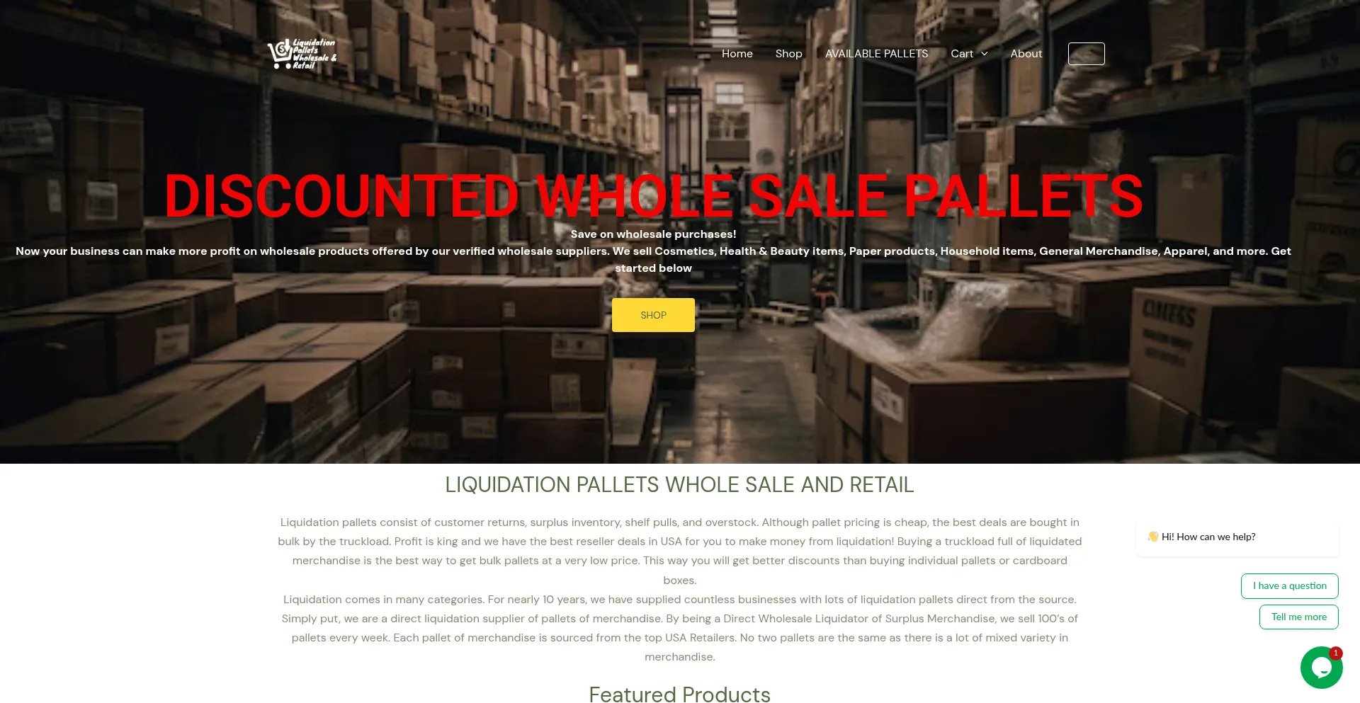 Liquidationpalletwr.com