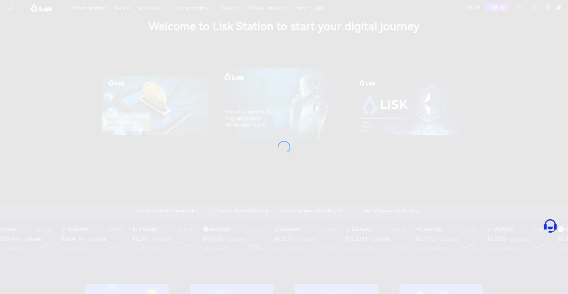 Website screenshot of Liskai.vip