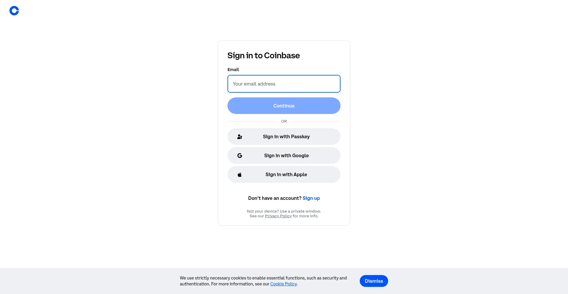 Login.coinbase.com
