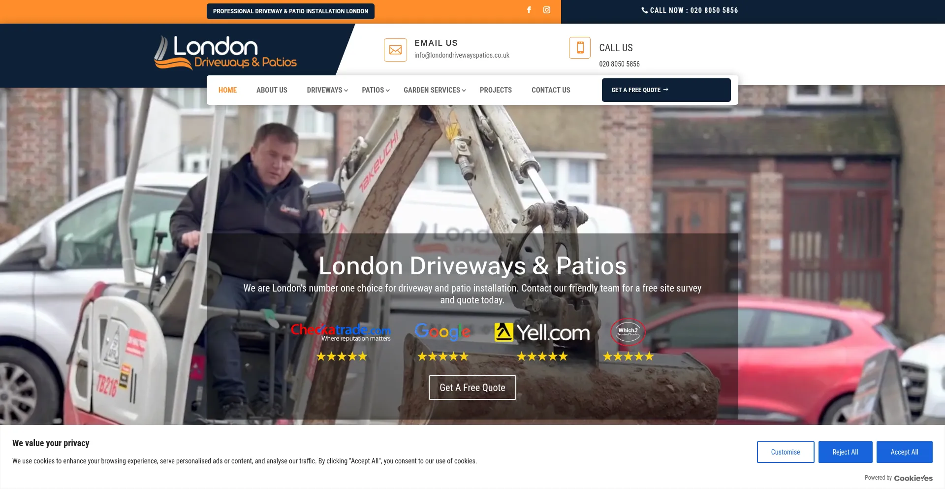 Londondrivewayspatios.co.uk