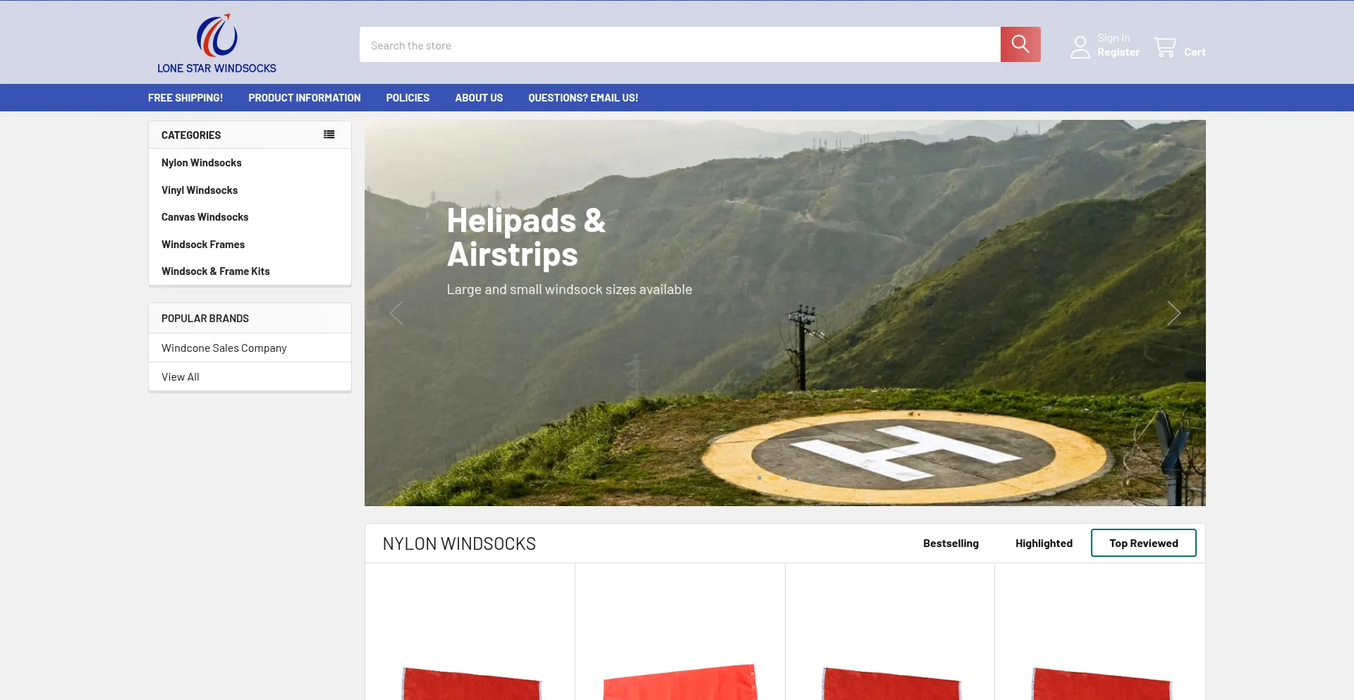 Lonestarwindsocks.com est-il Sûr et Fiable ?
