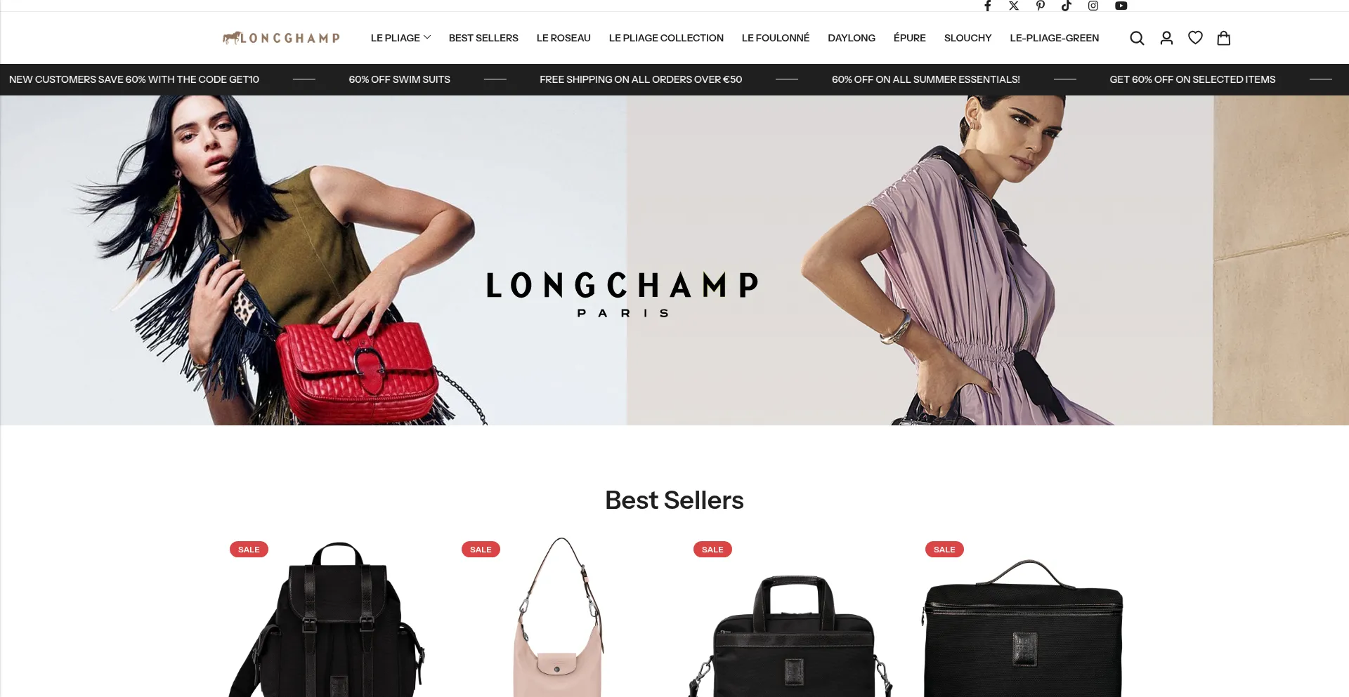Longchamdiscount.com Screenshot