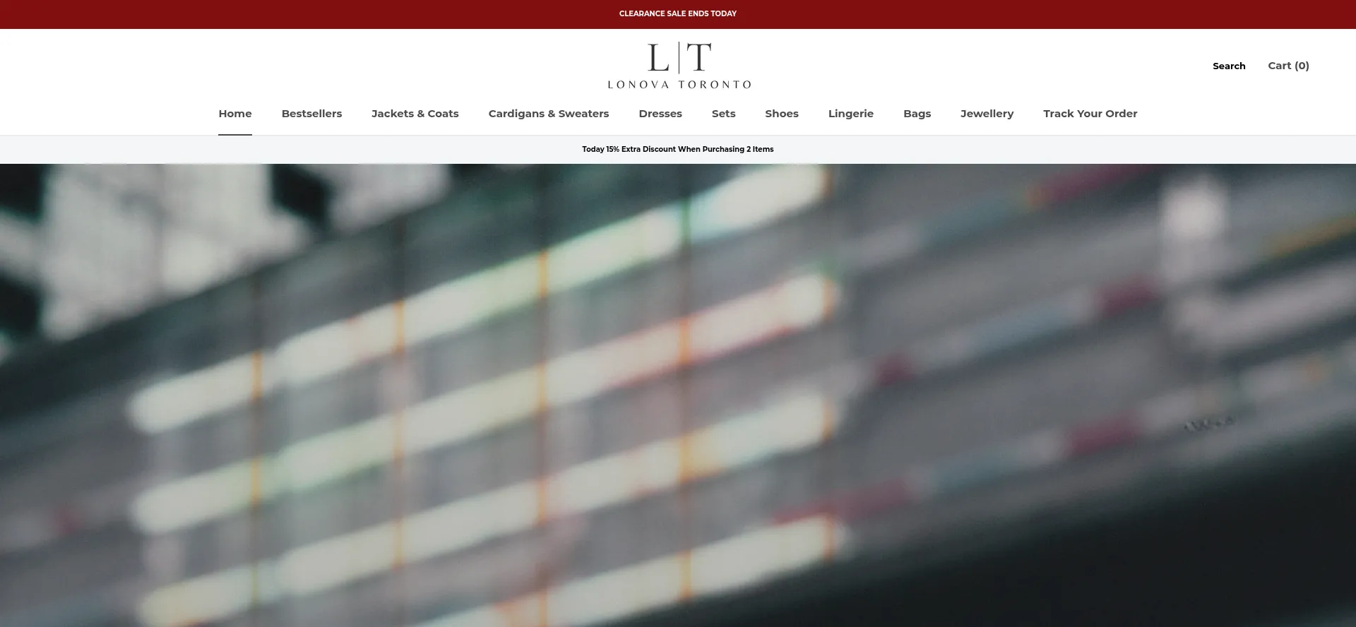 Website screenshot of Lonova-toronto.com