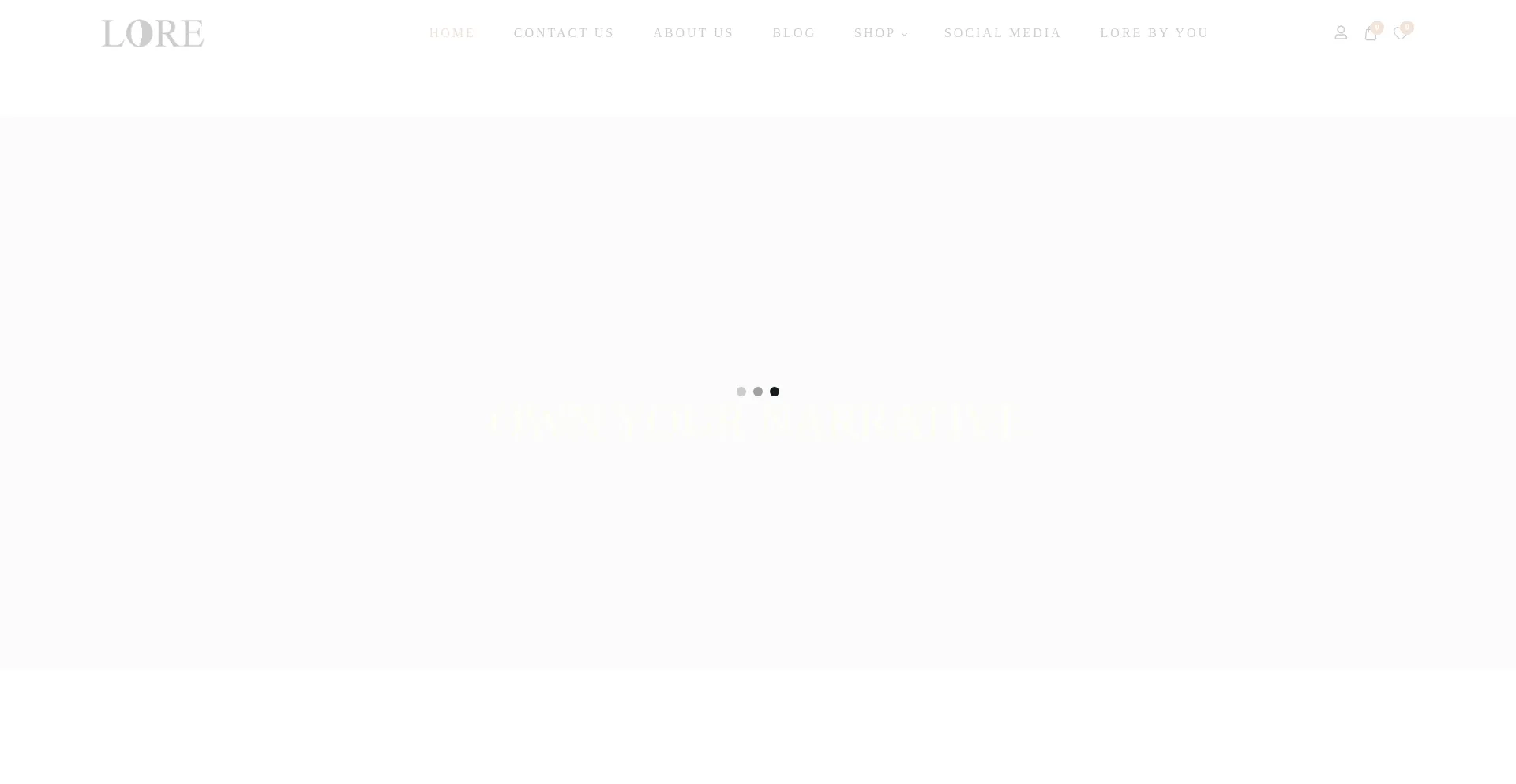Website screenshot of Lorenatural.com