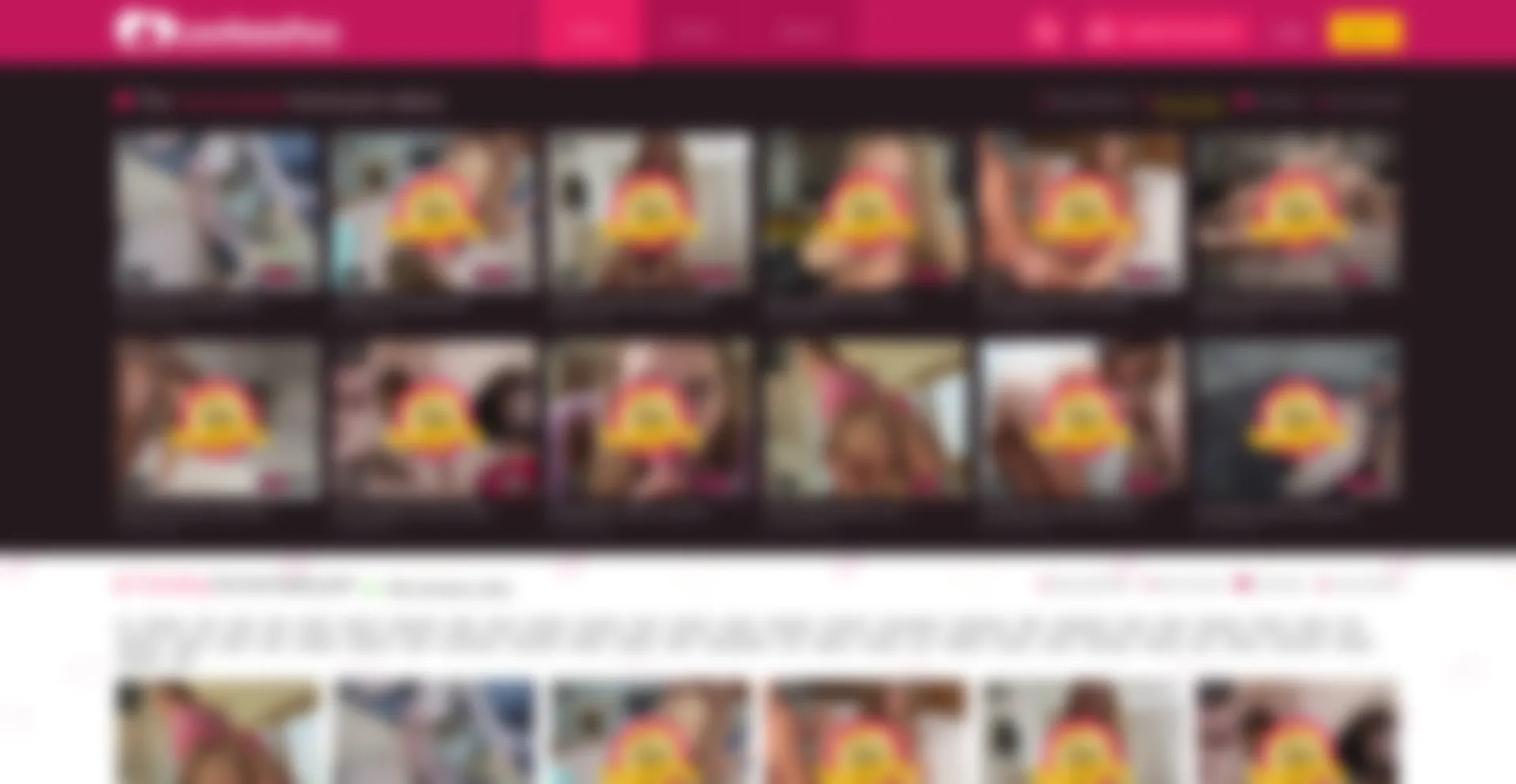 Website screenshot of Lovehomeporn.com