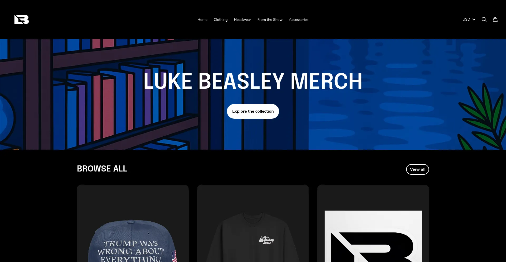 Lukebeasleymerch.com