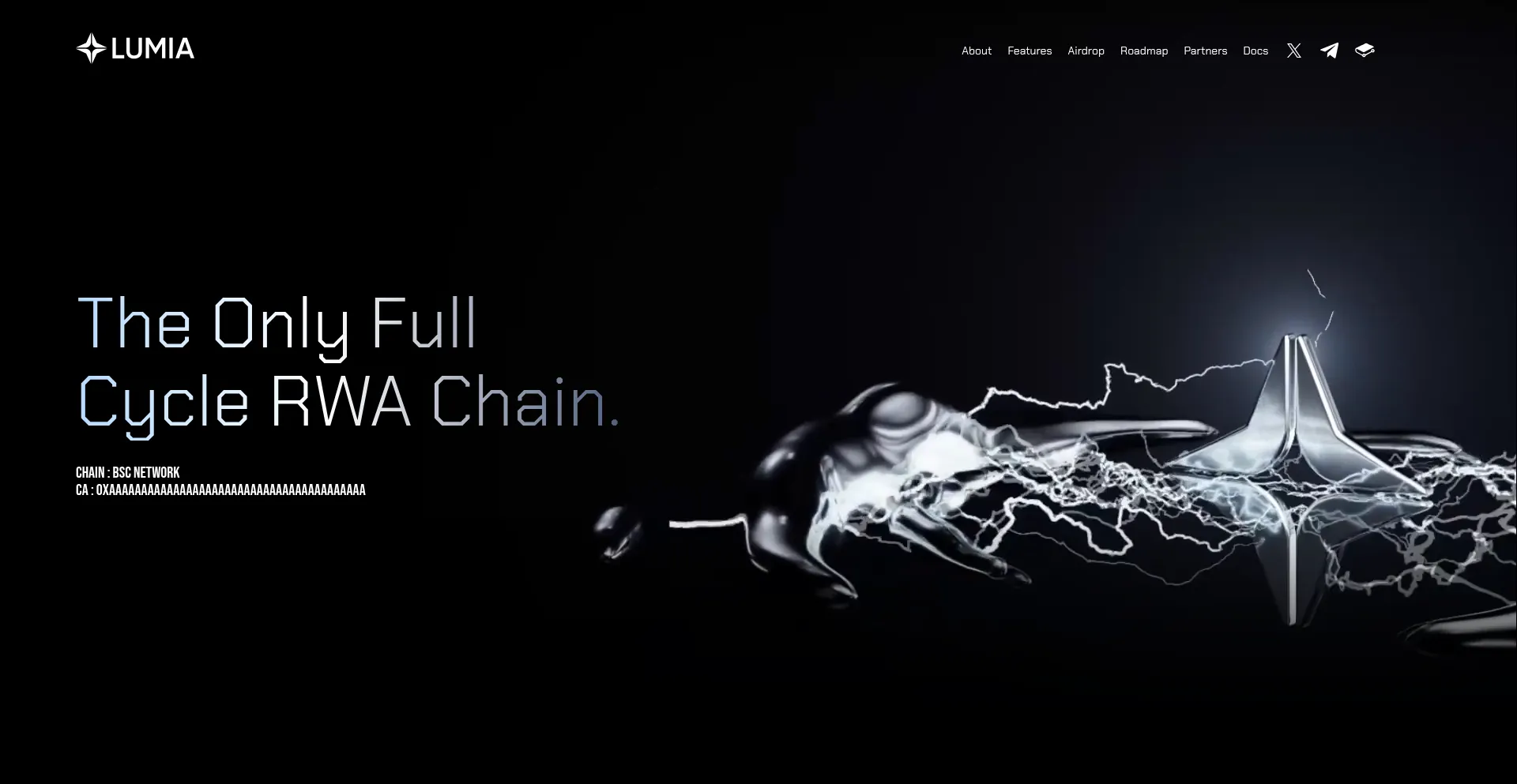 Website screenshot of Lumiarwa.org