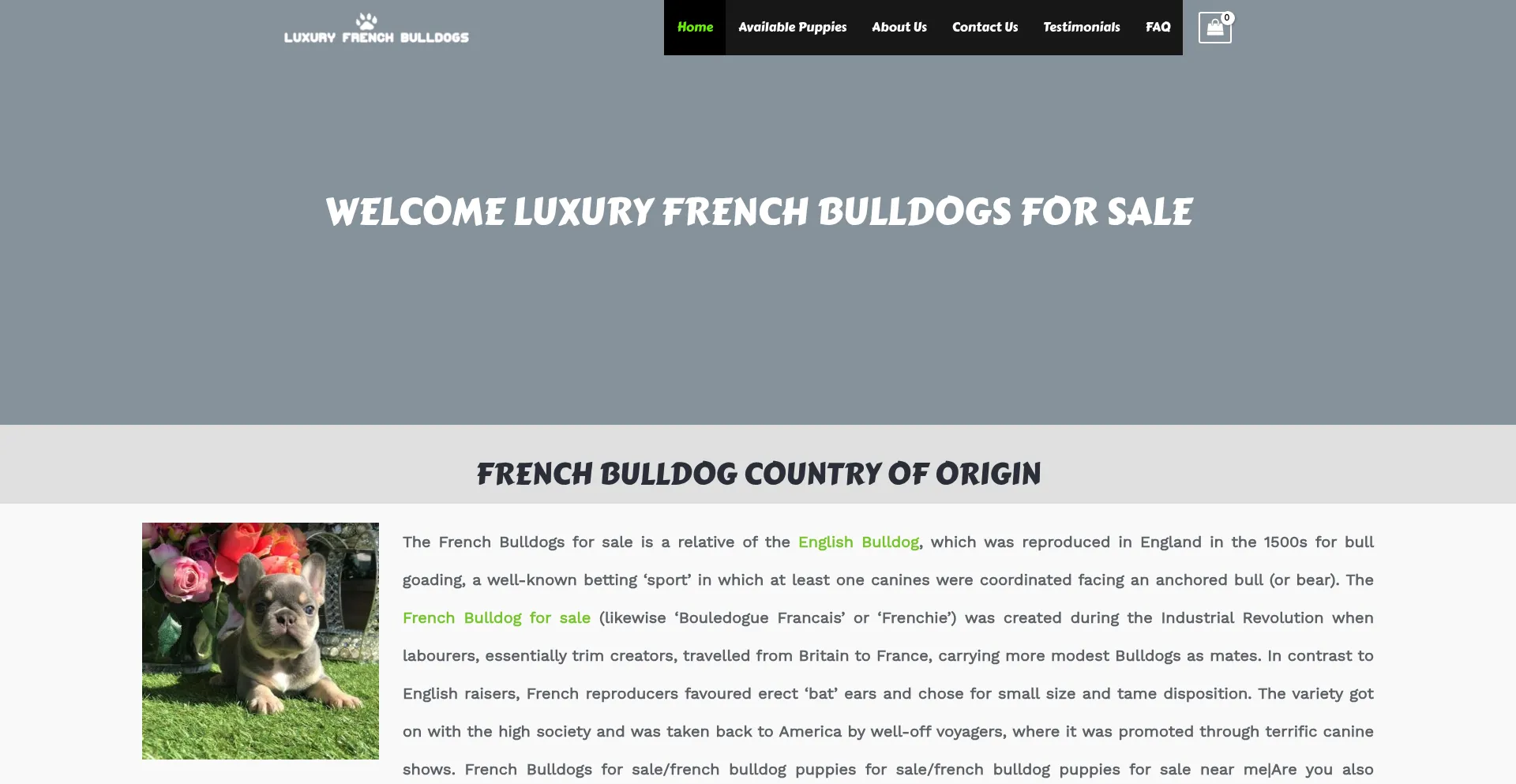 Luxuryfrenchbulldogsonline.com est-il Sûr et Fiable ?