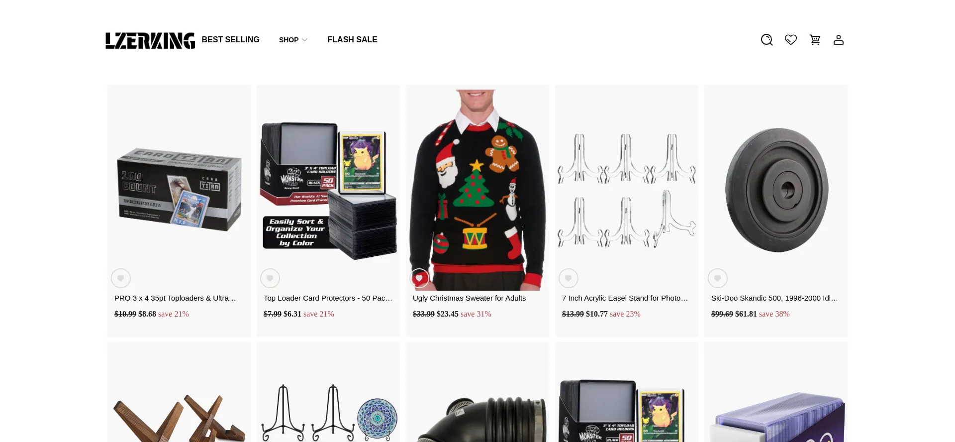 Website screenshot of Lzerkingsupplies.shop