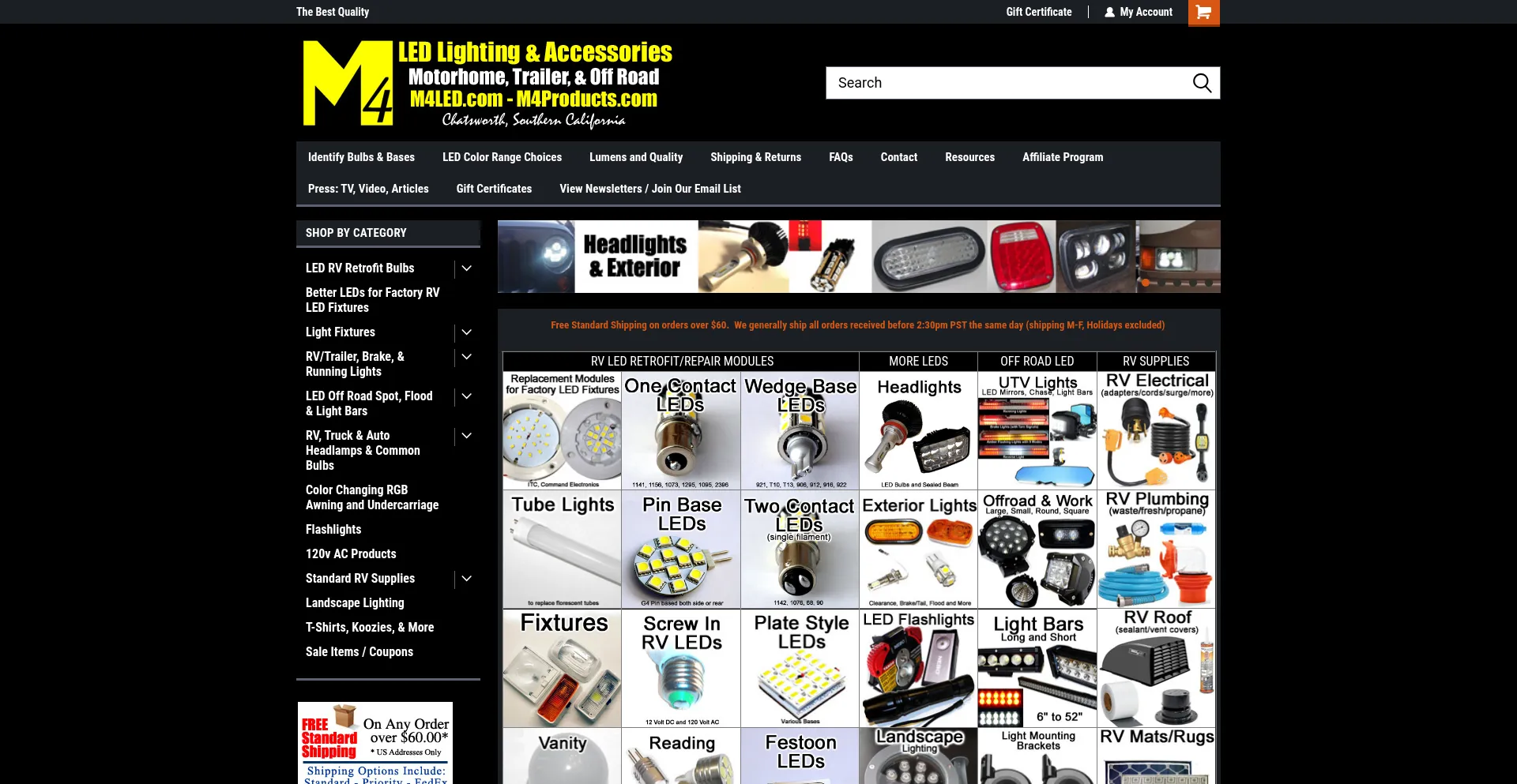M4products.com Screenshot