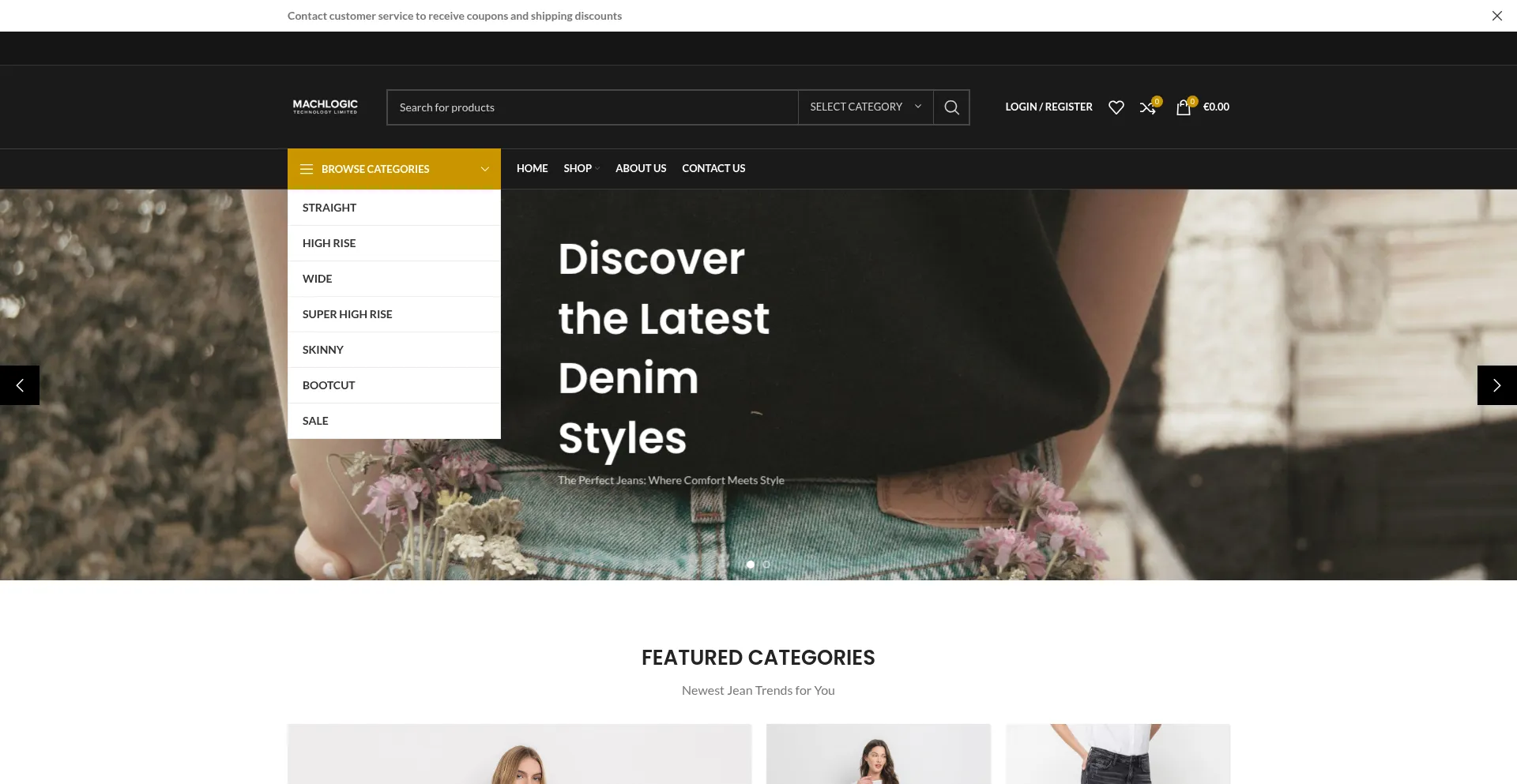 Website screenshot of Machlogicltd.com