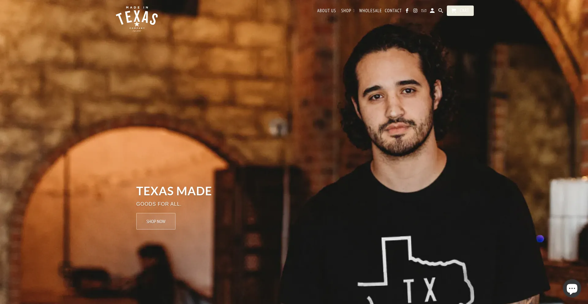 Website screenshot of Madeintxco.com