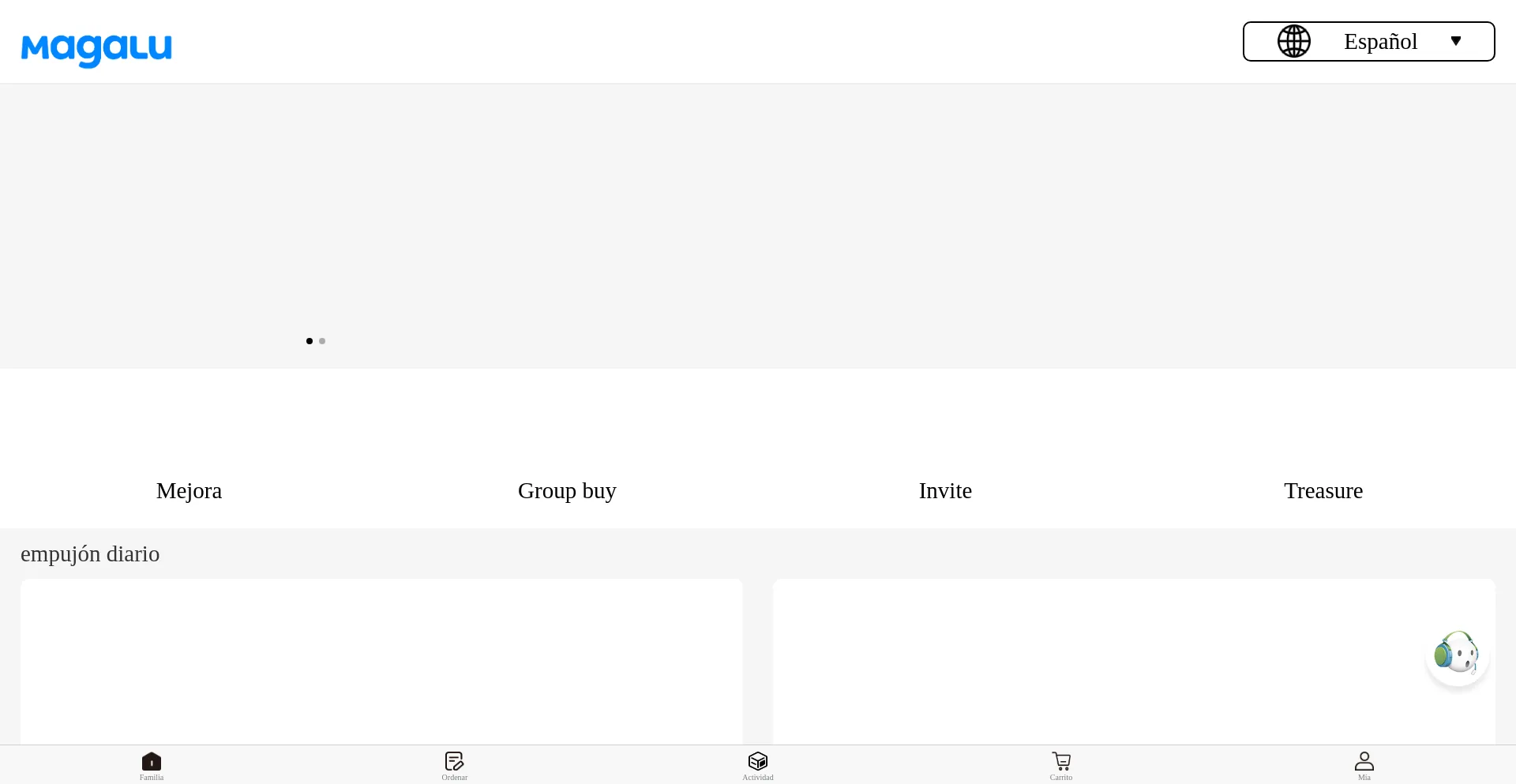 Website screenshot of Magaluo.ncmgsj.com
