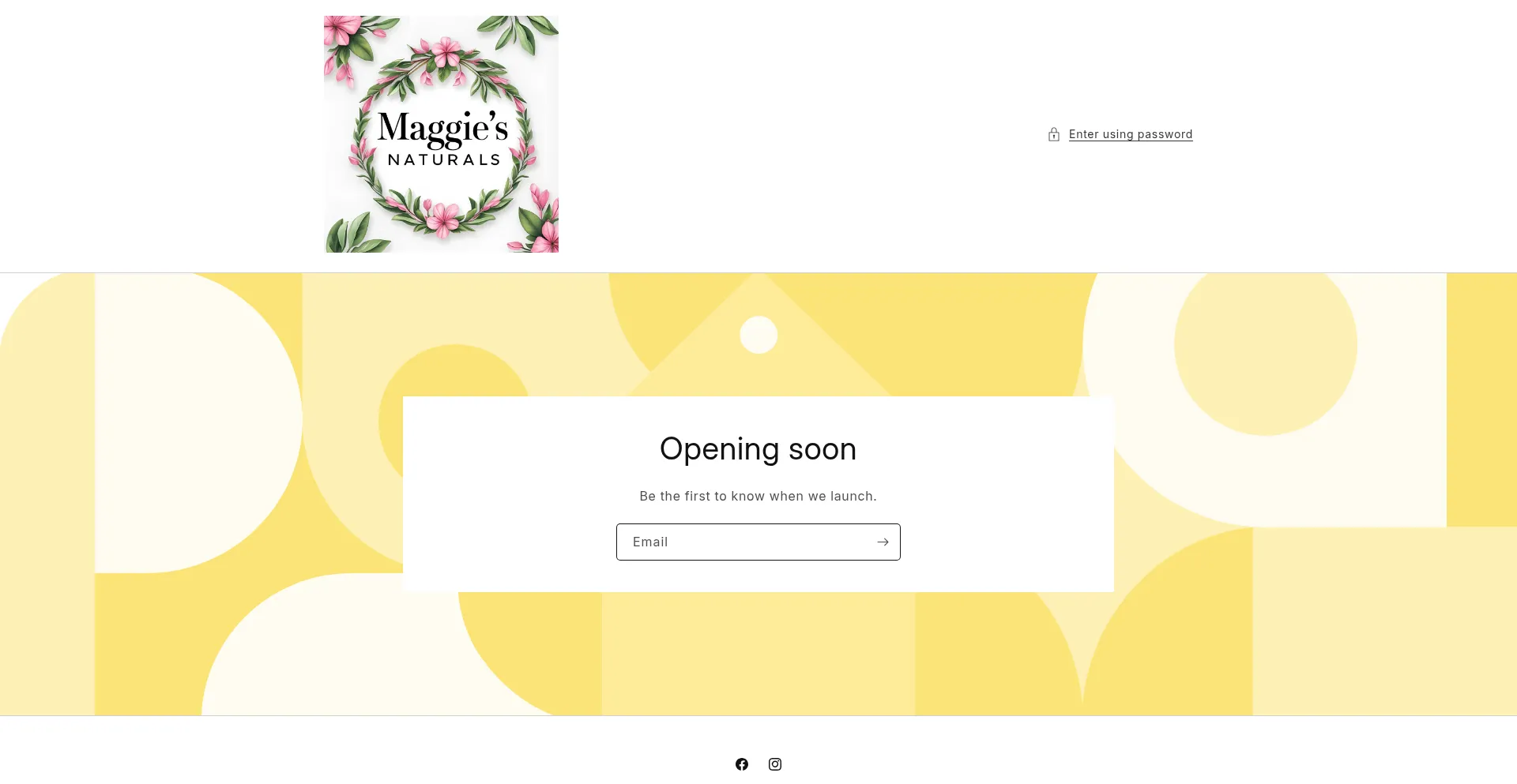 Website screenshot of Maggiesnaturals.com.au