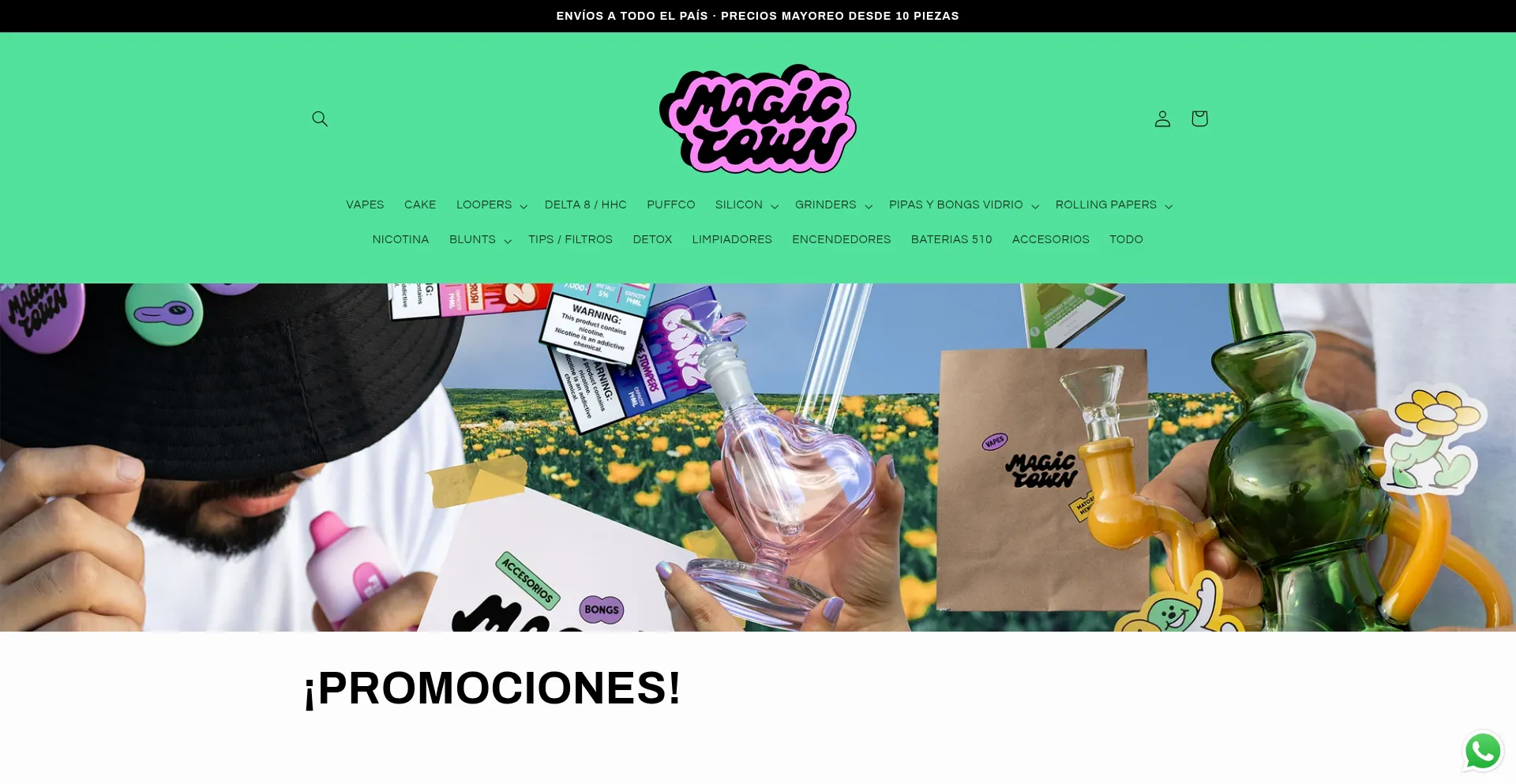Website screenshot of Magictownmayoreo.com