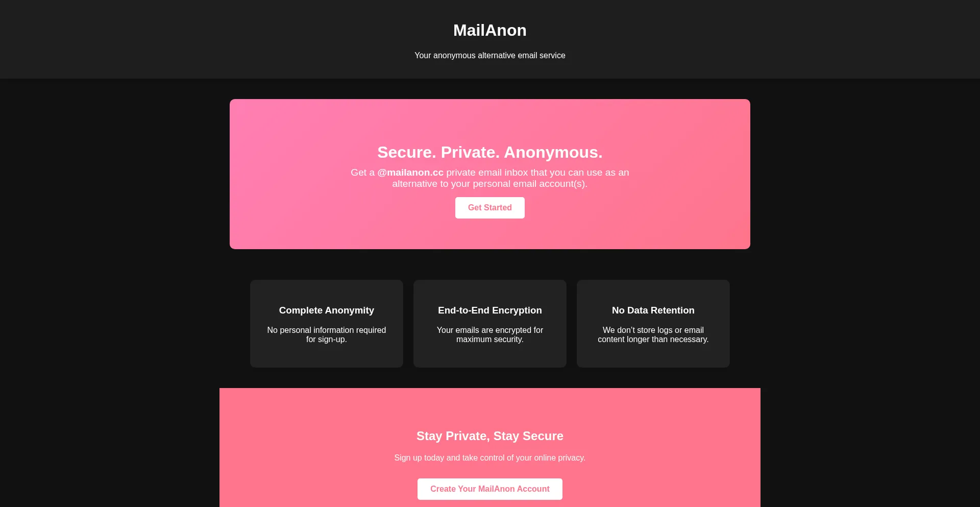 Mailanon.cc