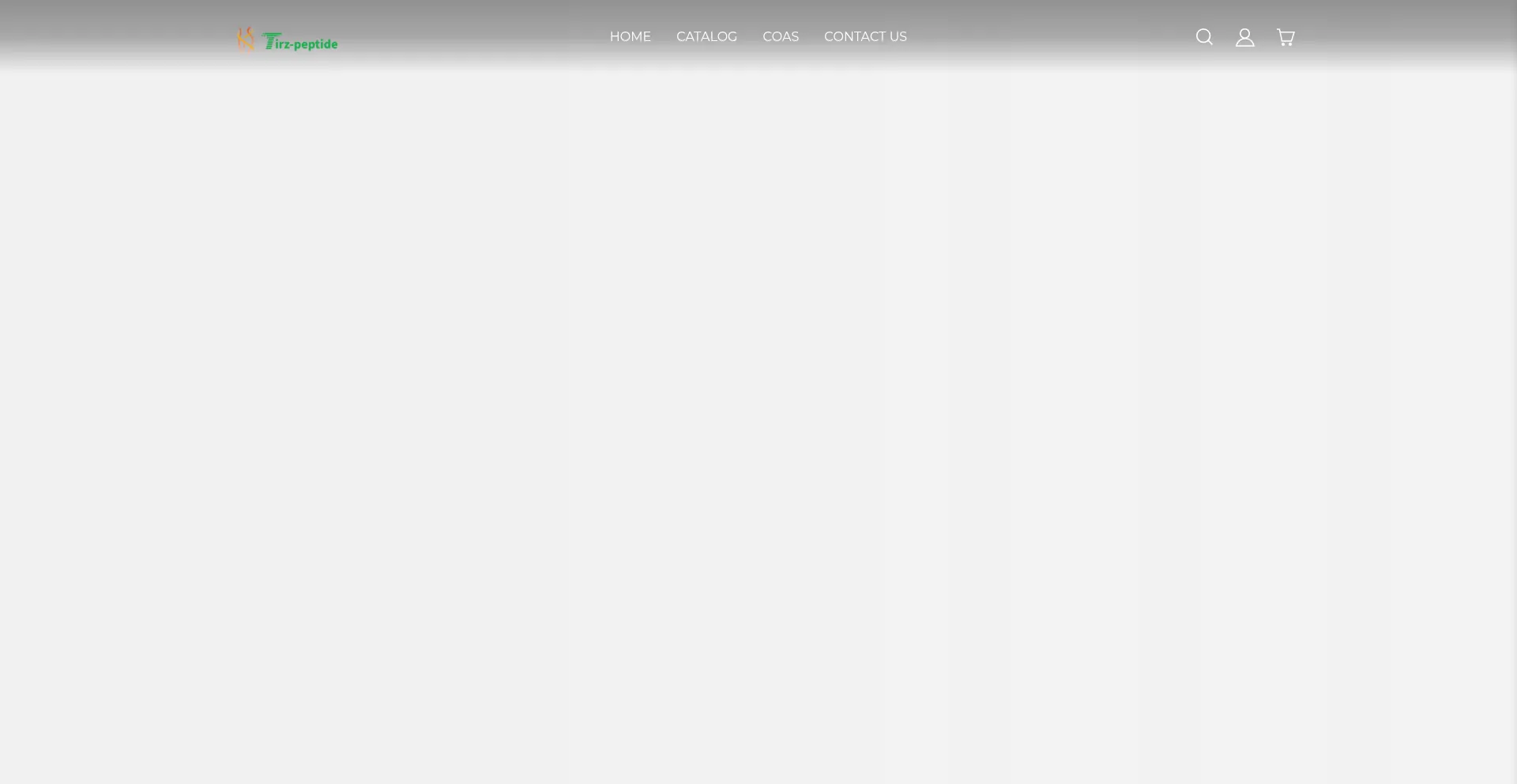 Website screenshot of Maipeptide.com