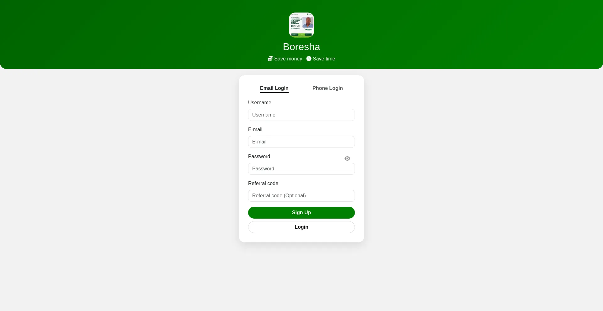 Website screenshot of Maishboraa.top