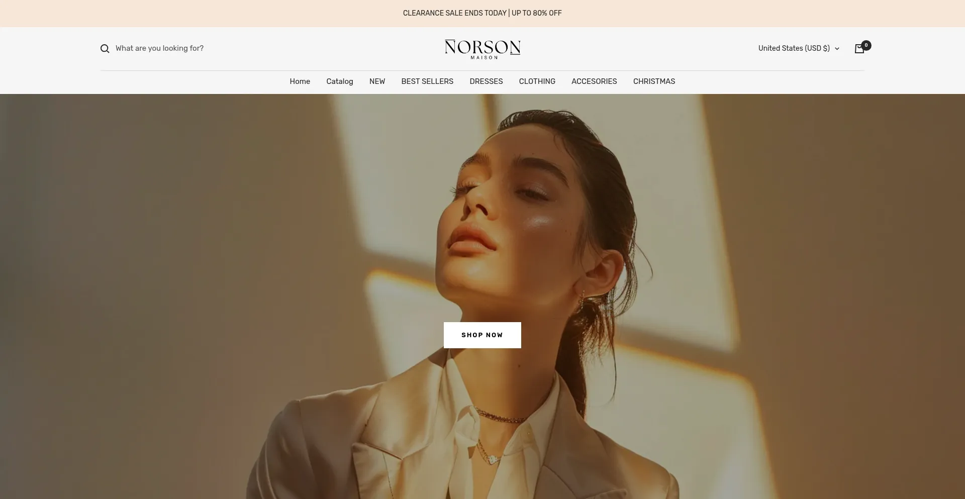 Website screenshot of Maisonorson.com