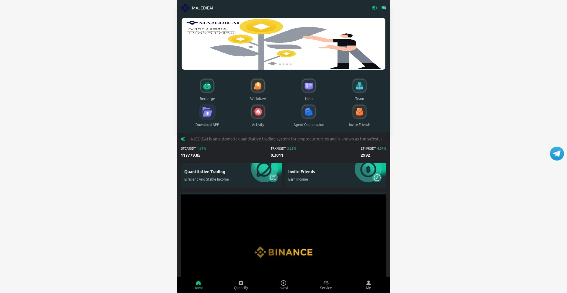 Website screenshot of Majedieaitw.vip