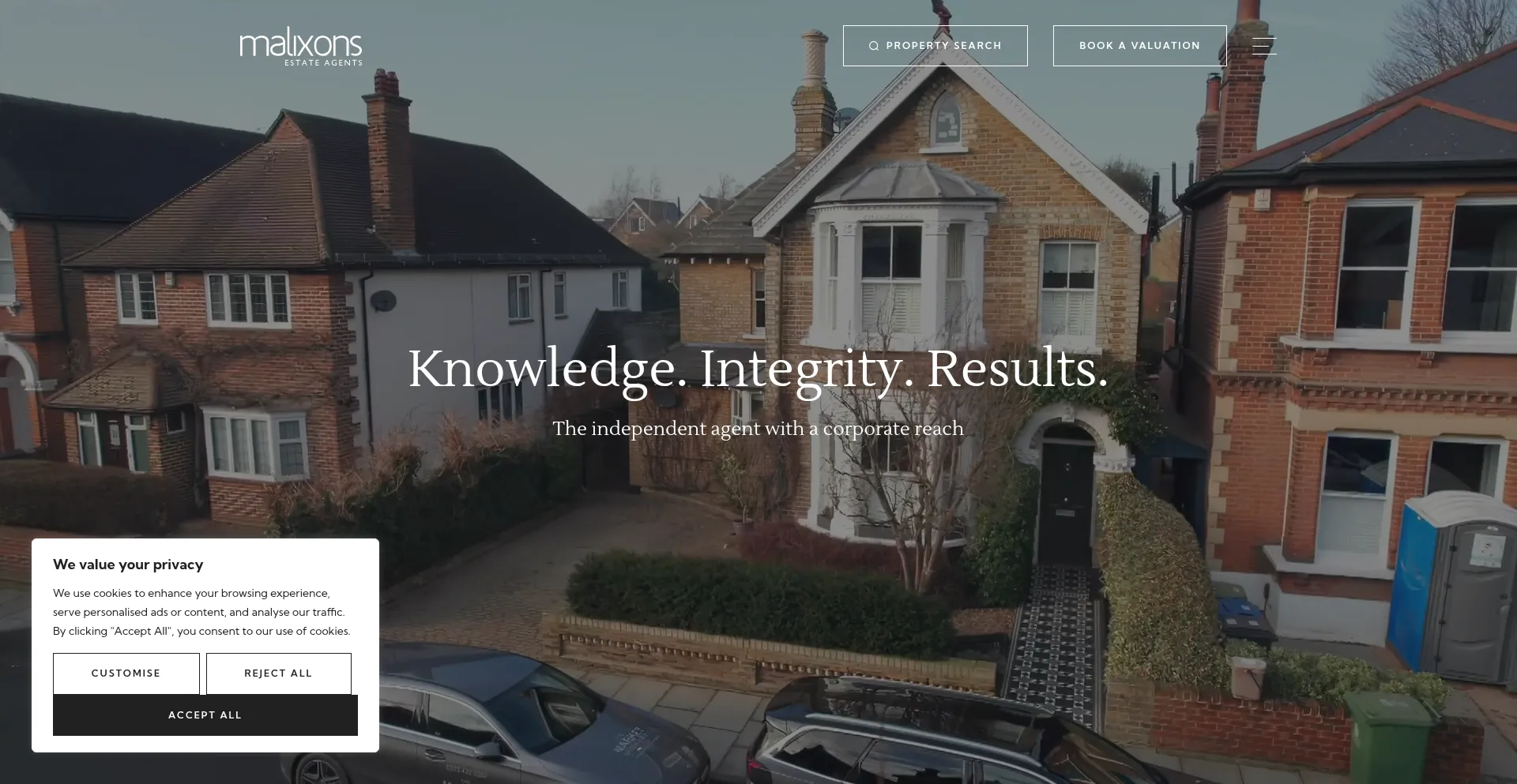 Malixons.co.uk Screenshot