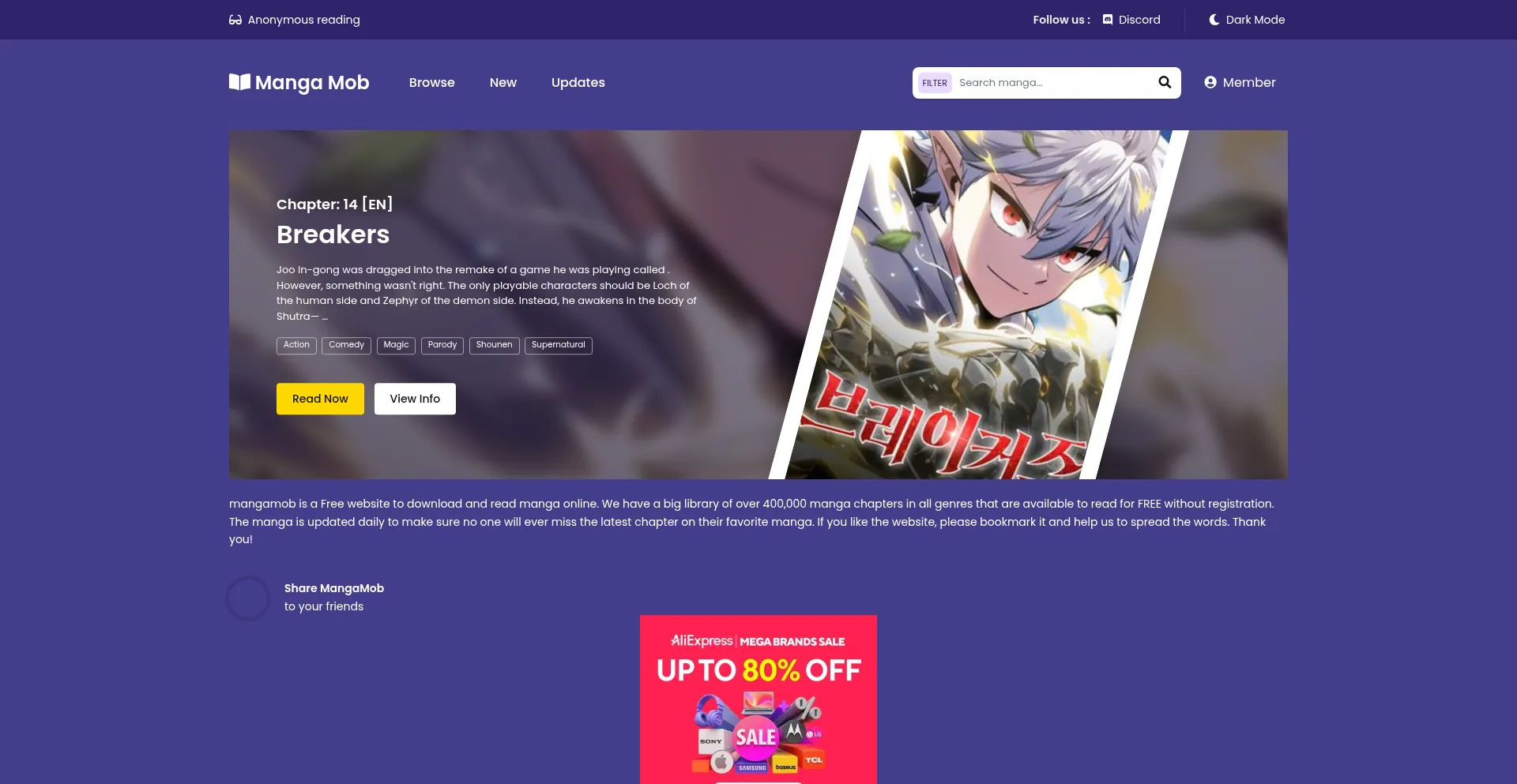 Mangamob.com est-il Sûr et Fiable ?