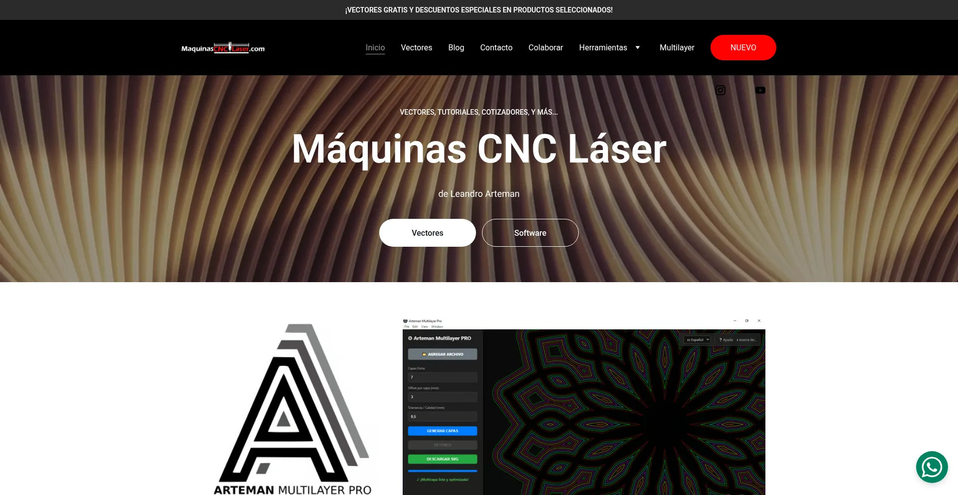 Maquinascnclaser.com