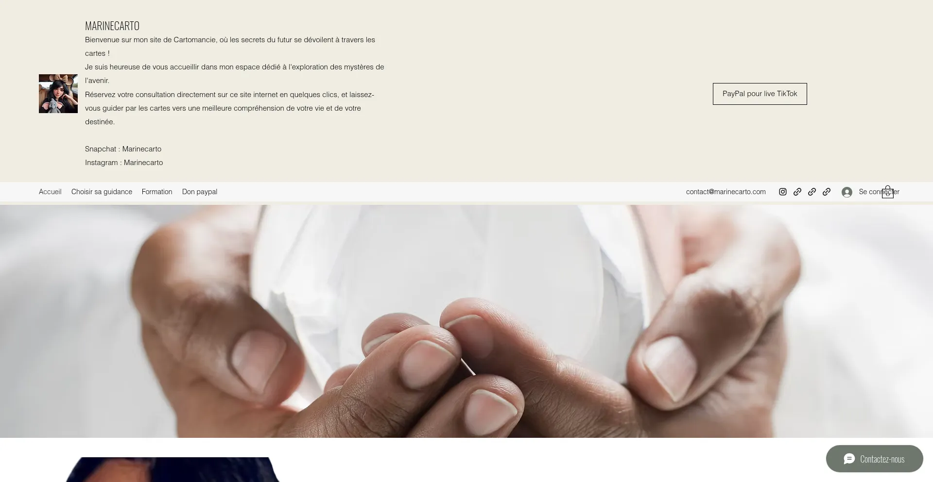 Website screenshot of Marinecarto.com
